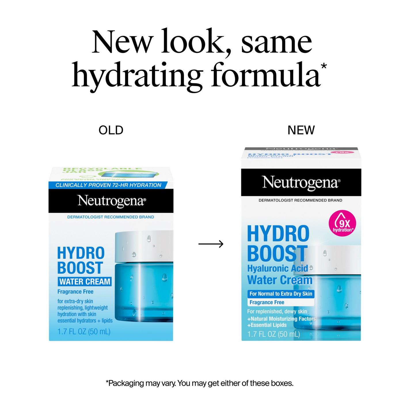 Neutrogena Hydro Boost Water Cream - Fragrance Free; image 6 of 8