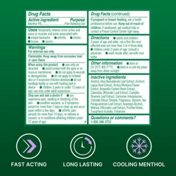 Biofreeze Overnight Pain Relief Roll-On Colorless, 2.5 oz