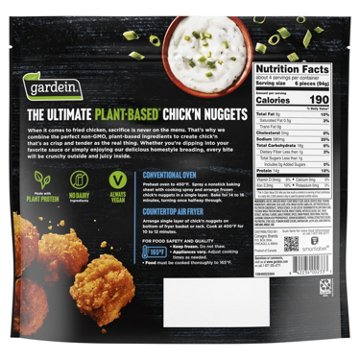 Gardein Ultimate Plant Based Chick'n Nuggets, 14.7 oz