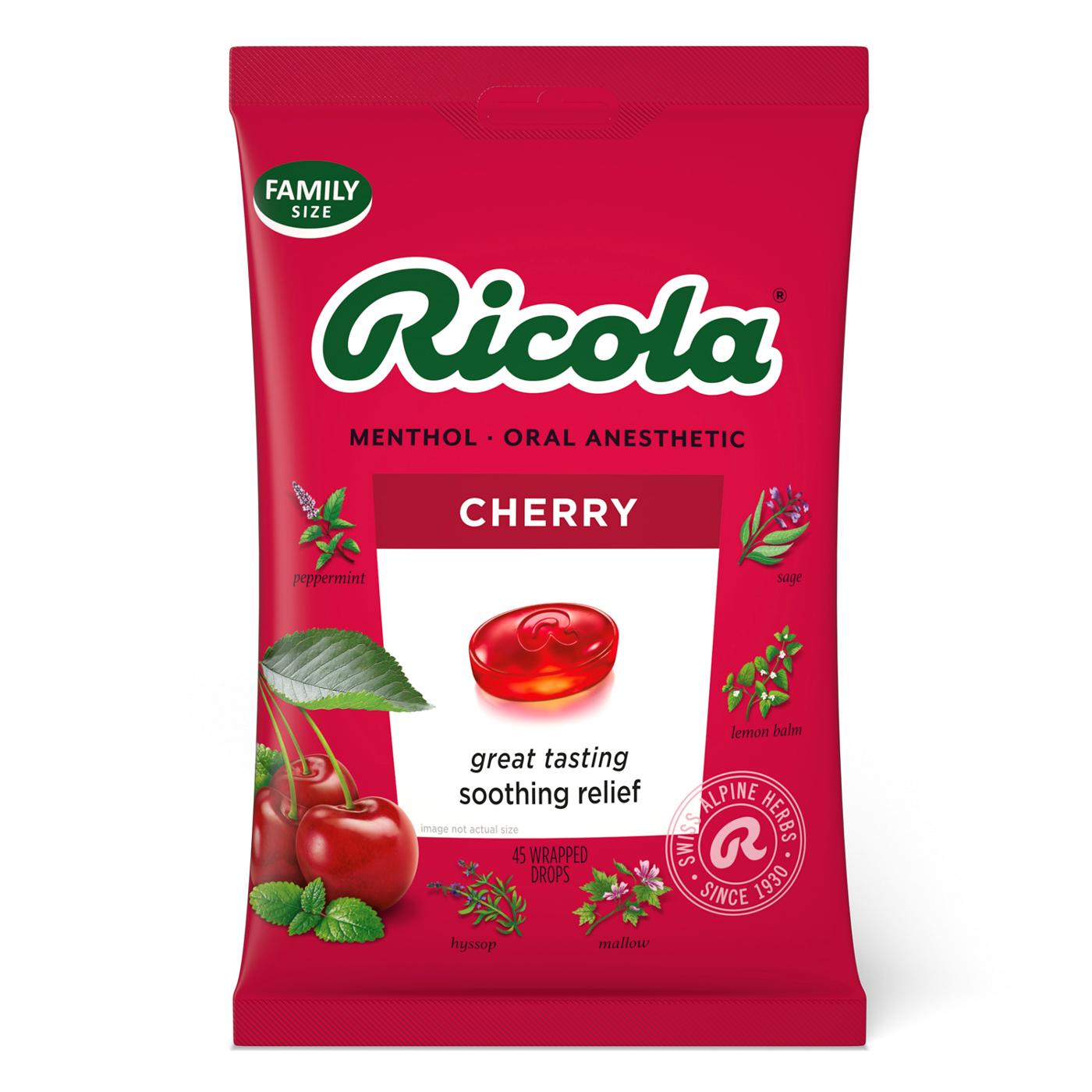 Ricola Cough Drops Cherry Shop Cough, Cold & Flu at HEB