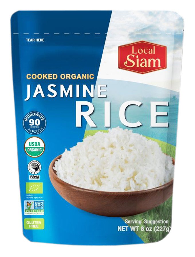 Local Siam Cooked Organic Jasmine Rice, 8 oz | Central Market - Really ...