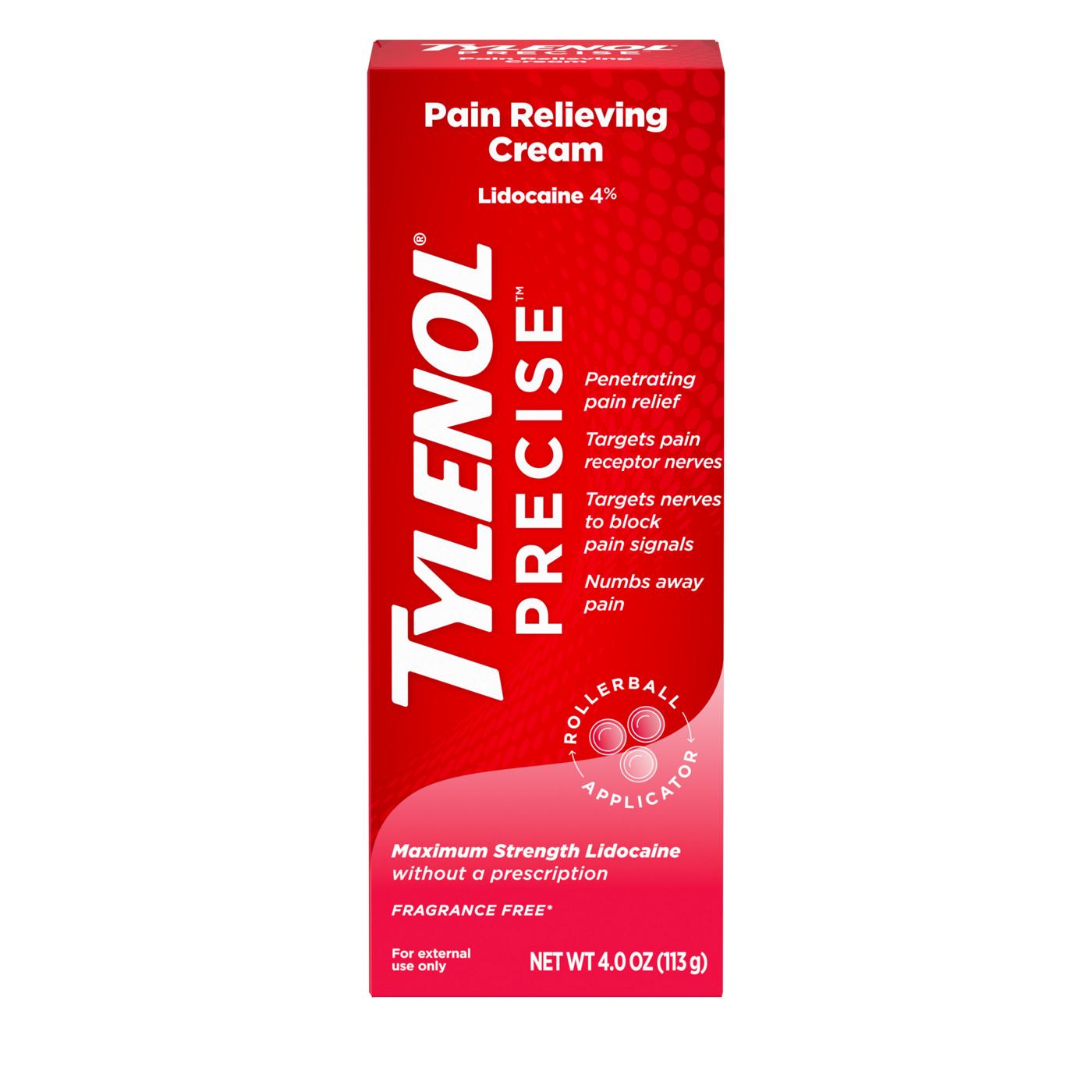 Tylenol Precise Pain Relieving Cream; image 1 of 6
