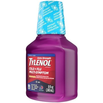 Tylenol Cold Extra Strength Cough + Sore Throat Night Liquid