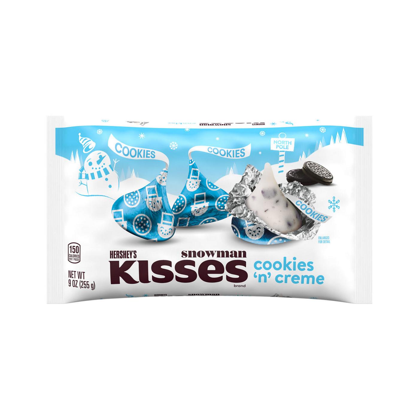 Hershey's Kisses Cookies 'n' Creme Christmas Candy; image 1 of 7