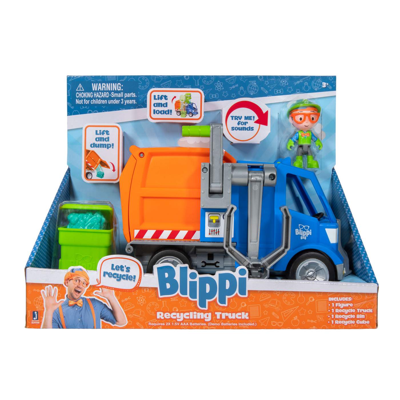 Blippi Recycling Truck - Shop Playsets at H-E-B