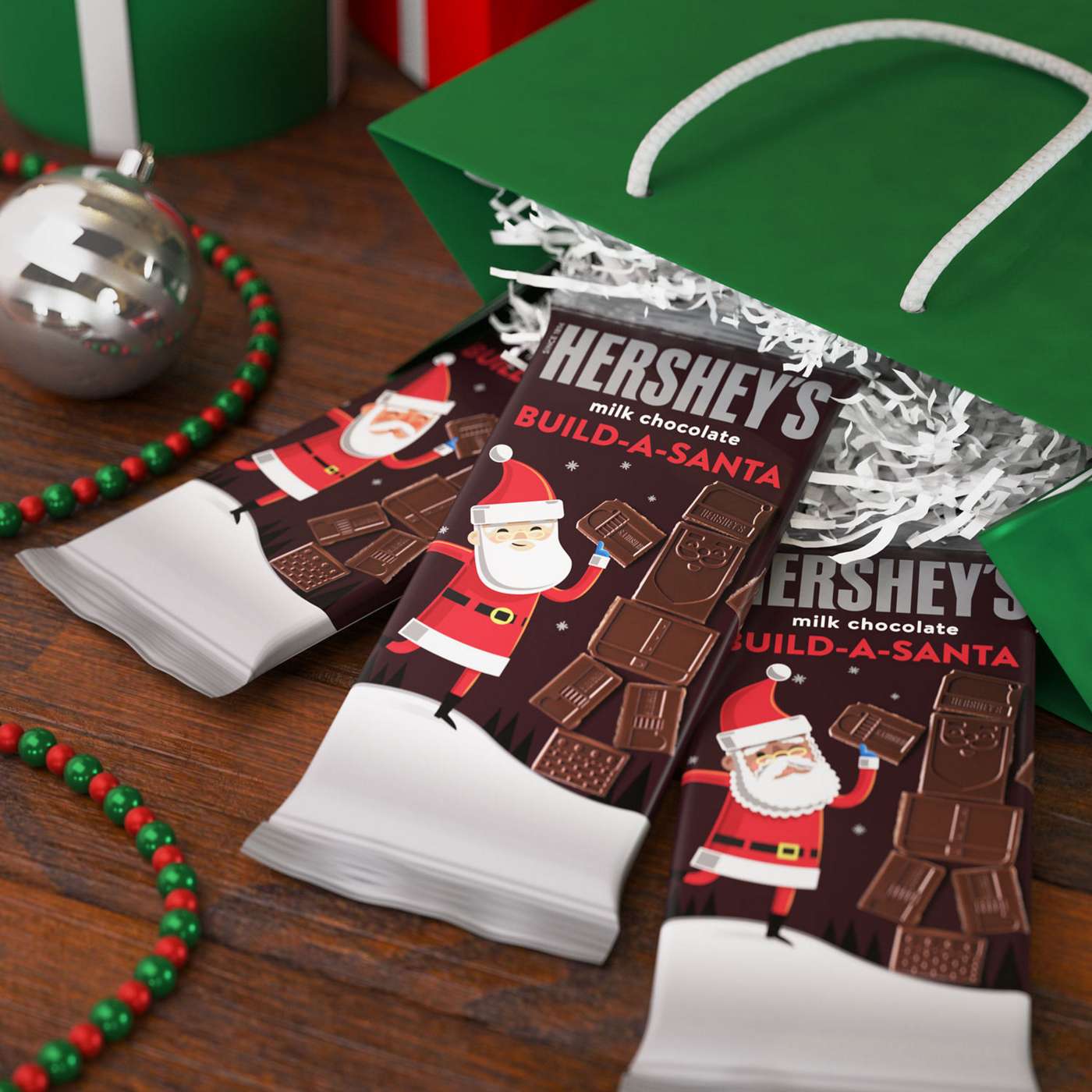 Hershey's Milk Chocolate Build-A-Santa Christmas Candy; image 7 of 7