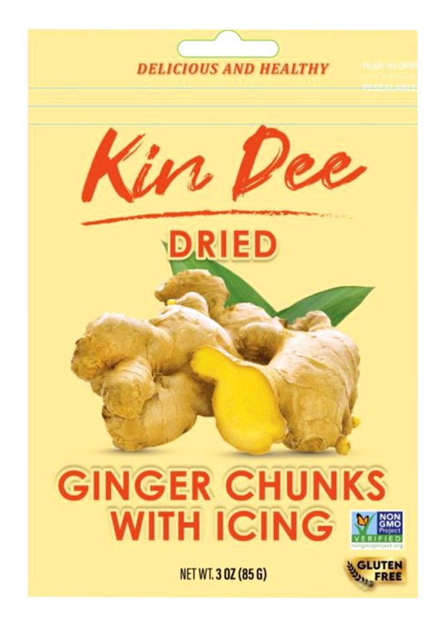 Kin Dee Dried Ginger Chunks with Icing, 3 oz | Central Market - Really ...
