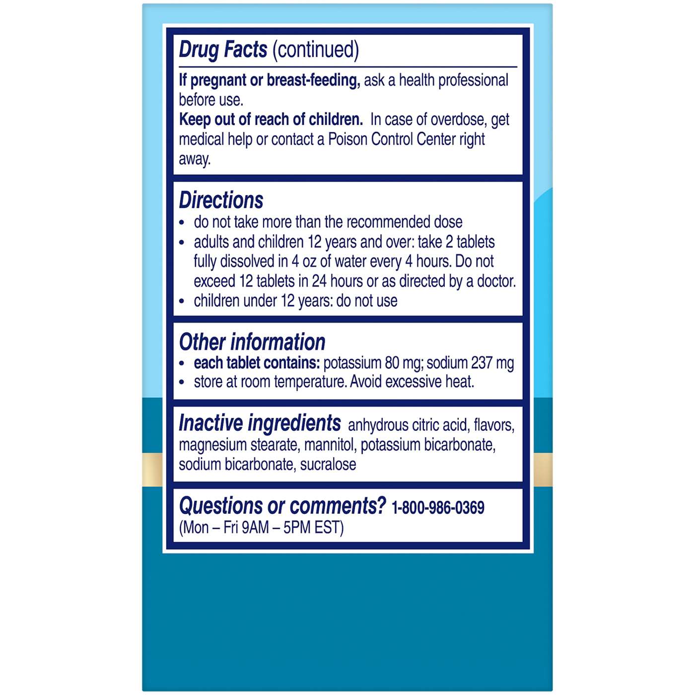 Alka-Seltzer Plus Cough & Chest Congestion; image 4 of 7