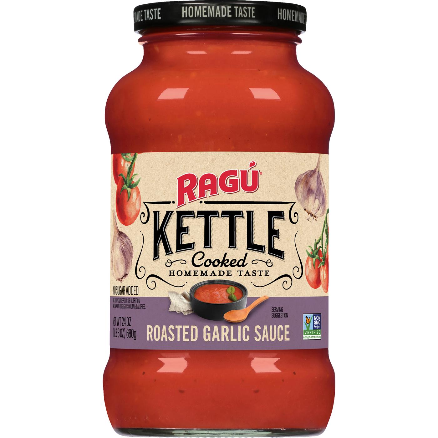 Ragu Kettle Cooked Roasted Garlic Sauce; image 1 of 5