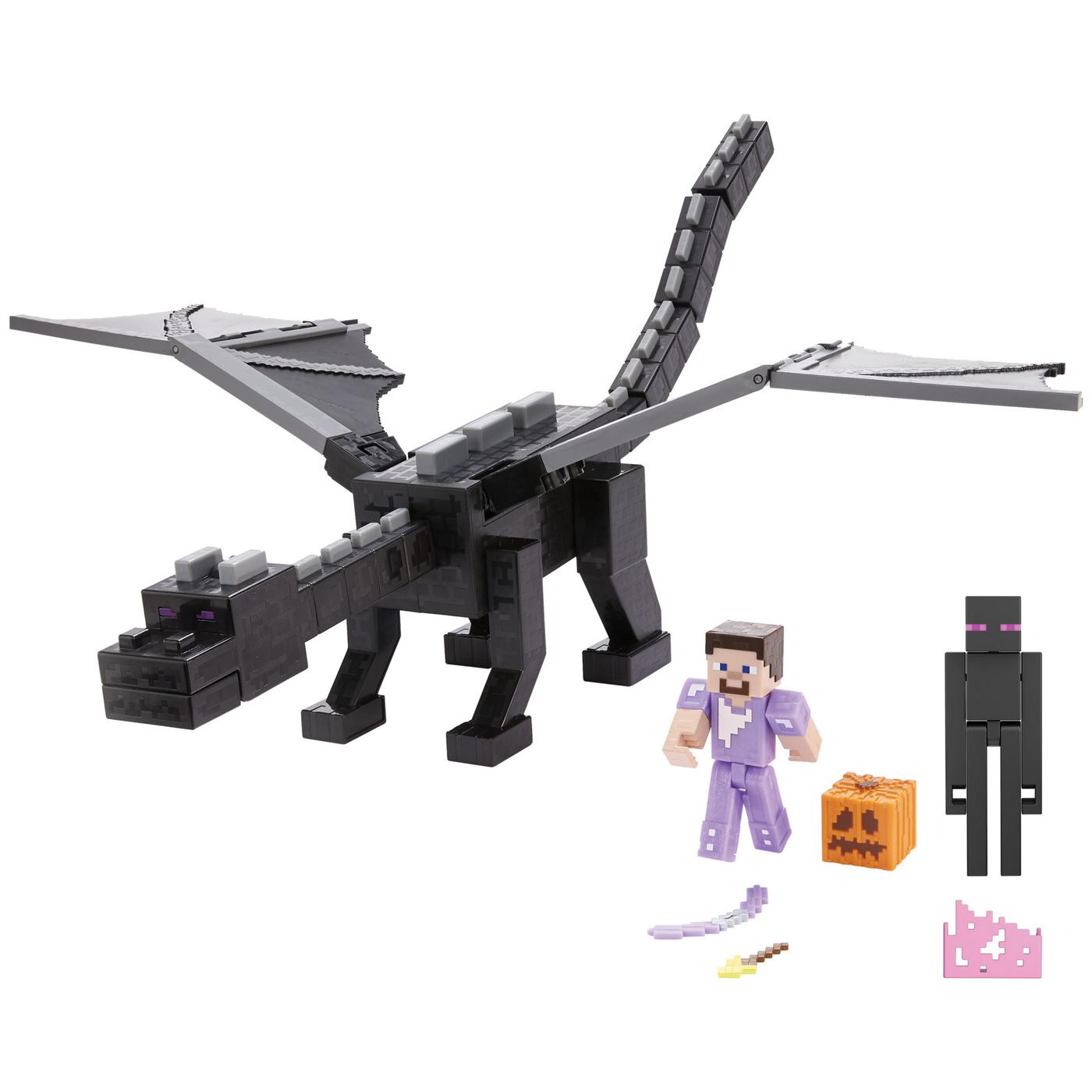 Minecraft Ender Dragon Action Figures Set; image 2 of 2