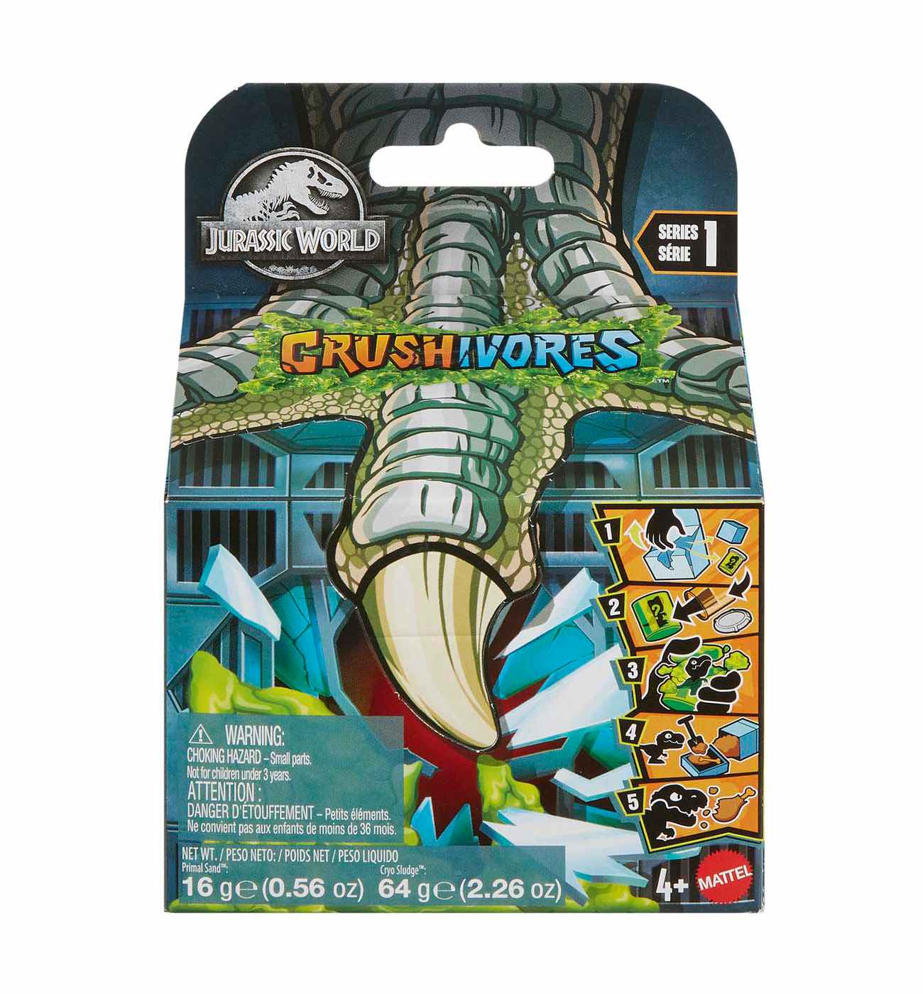 Jurassic World Crushivores Mini Dinosaur Set - Series 1; image 1 of 3