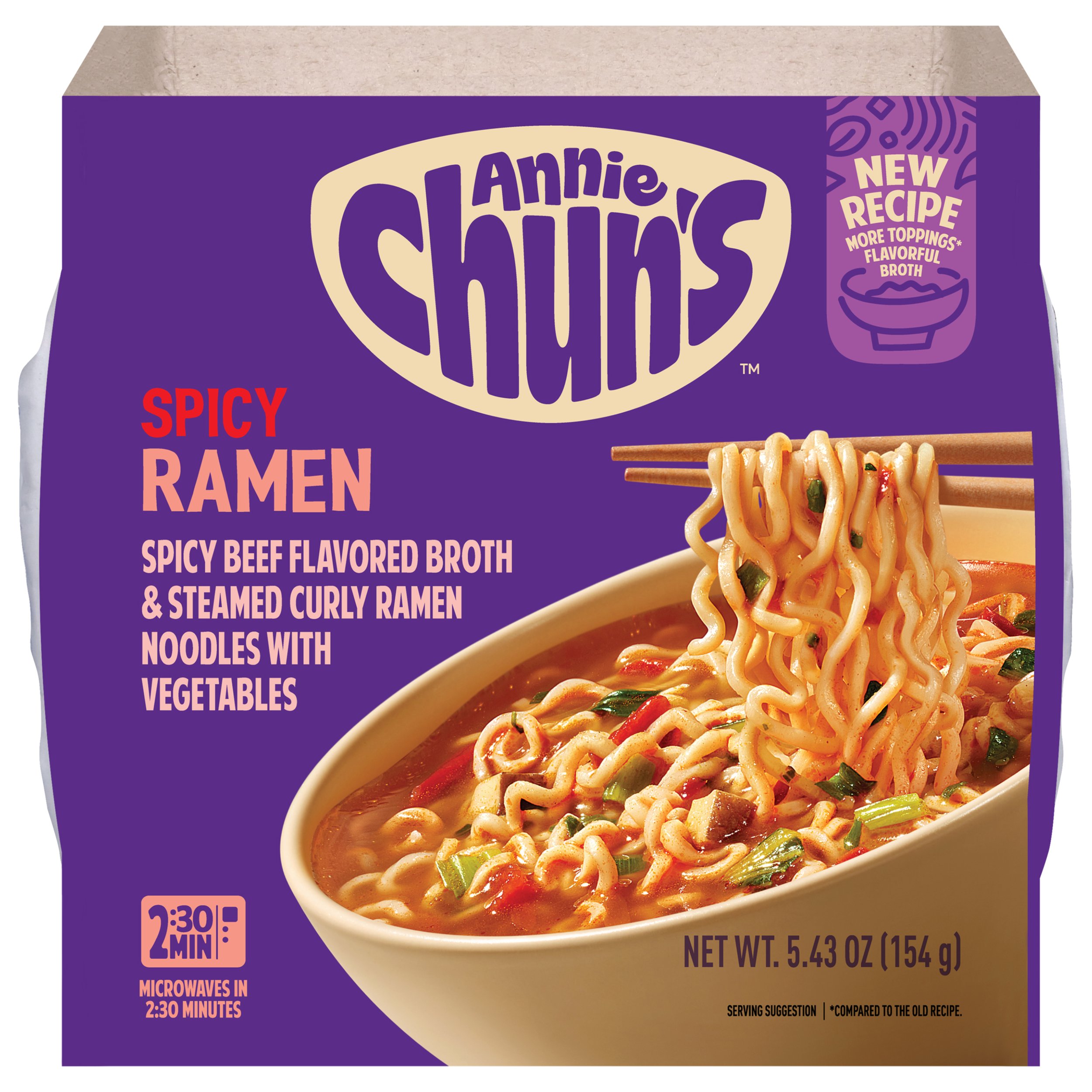 Annie Chun's Korean Style Spicy Ramen Soup Bowl Shop Soups & chili at