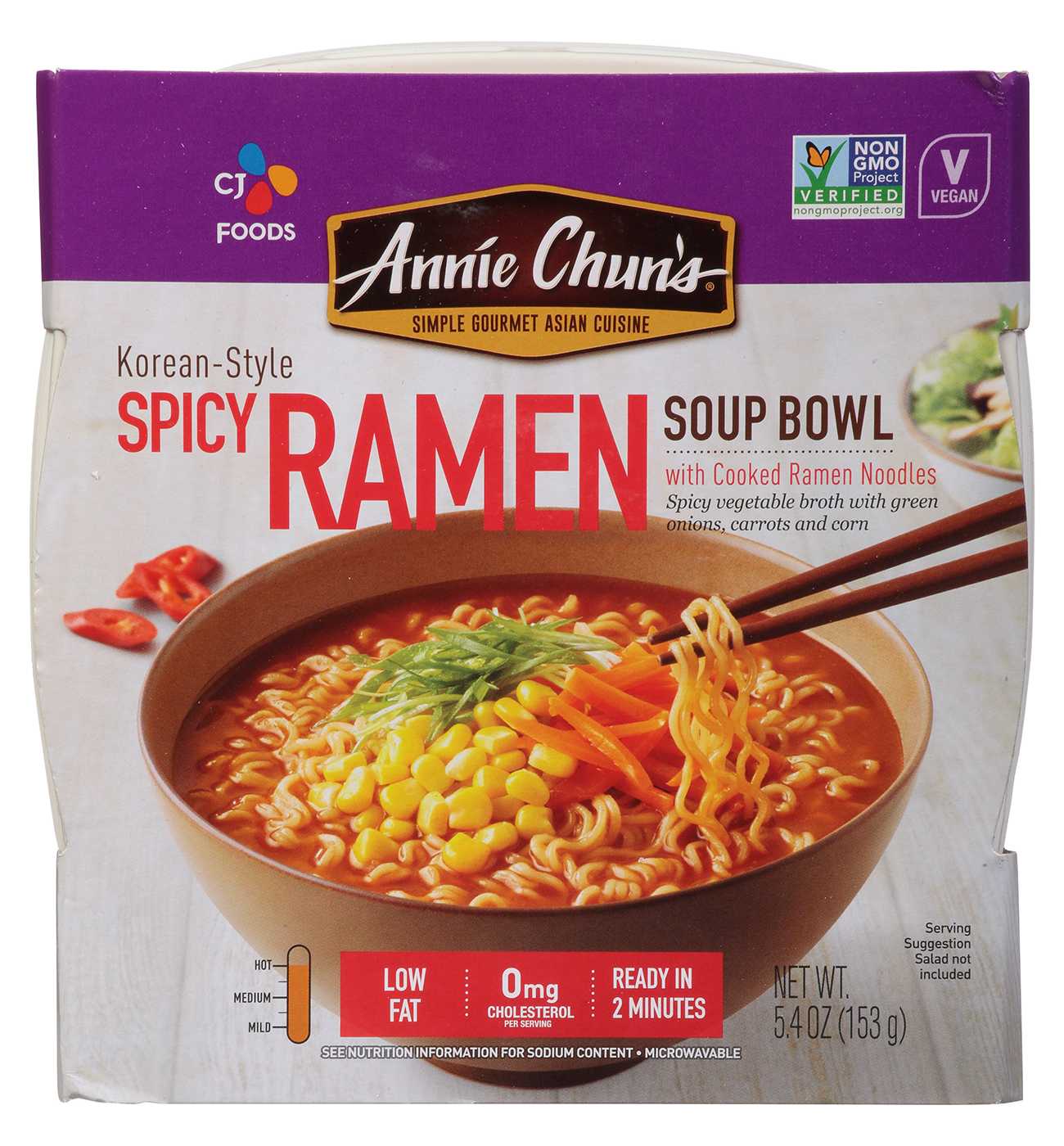 Annie Chun's Korean Style Spicy Ramen Soup Bowl; image 1 of 7