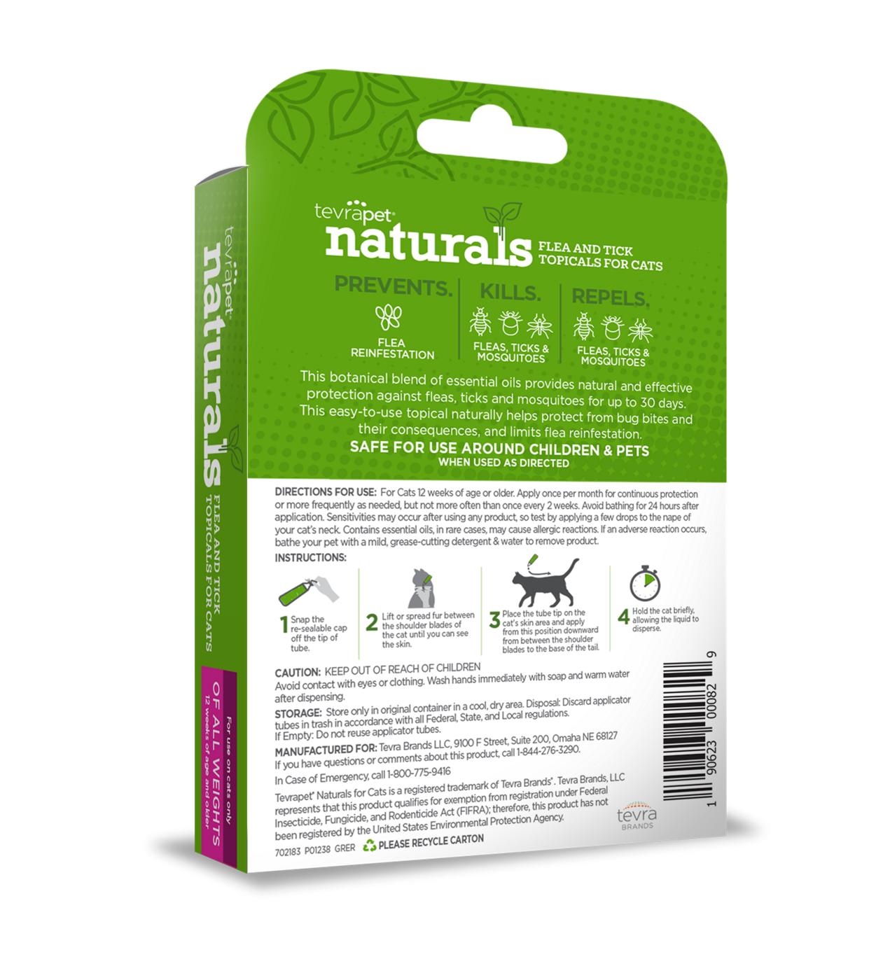 Tevra Pet Naturals Flea & Tick Topical for Cats Shop Flea & Tick