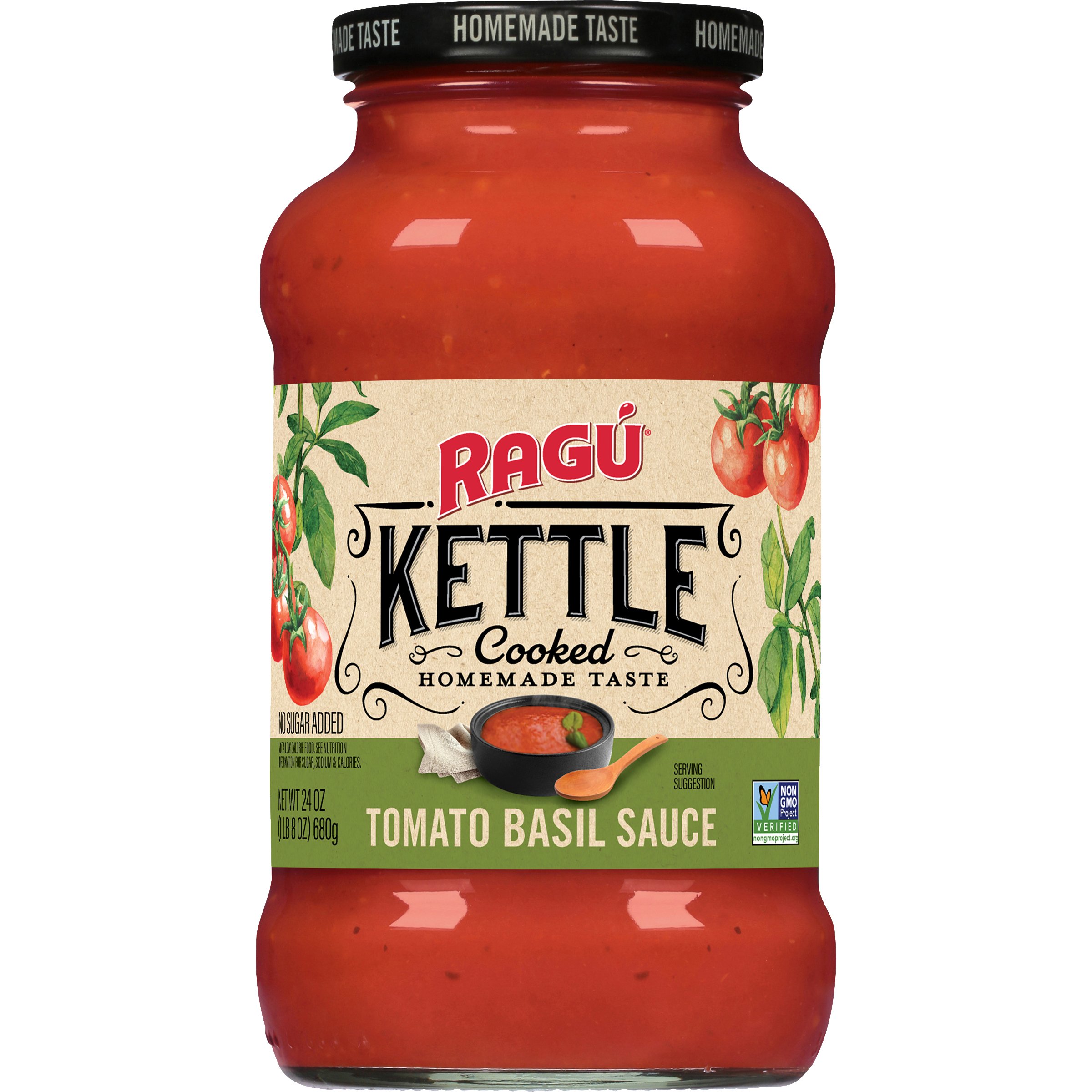 Ragu Kettle Cooked Tomato Basil Sauce Shop Pasta sauces at HEB