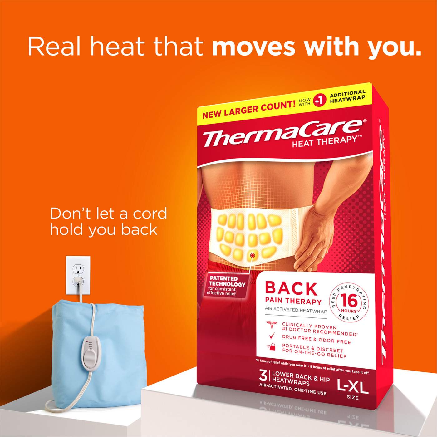 ThermaCare Back Pain Therapy Heatwraps; image 7 of 9