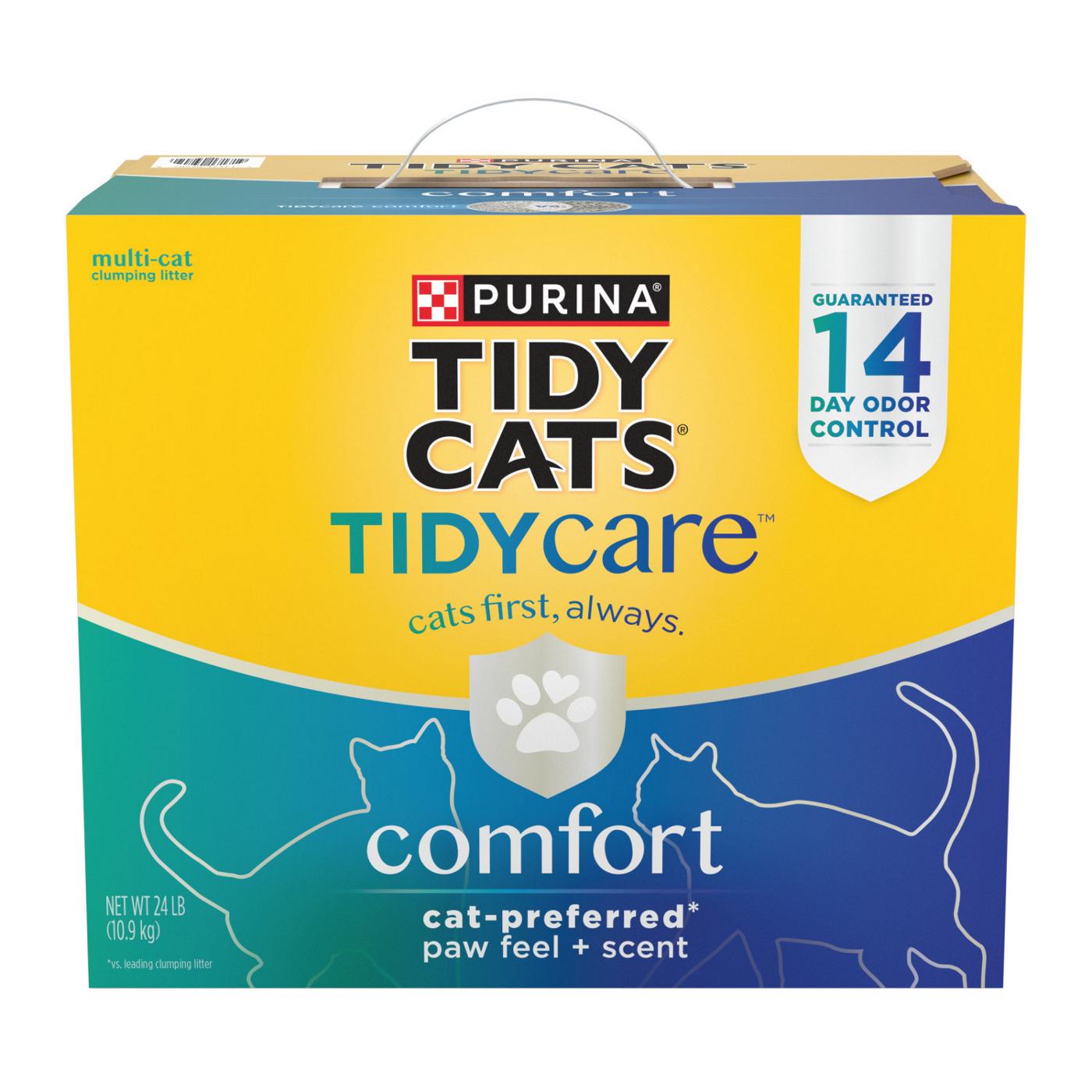 Tidy Cats Purina Tidy Cats Tidy Care Comfort Scented Clumping Cat Litter Odor Control Low Dust Formula; image 1 of 2