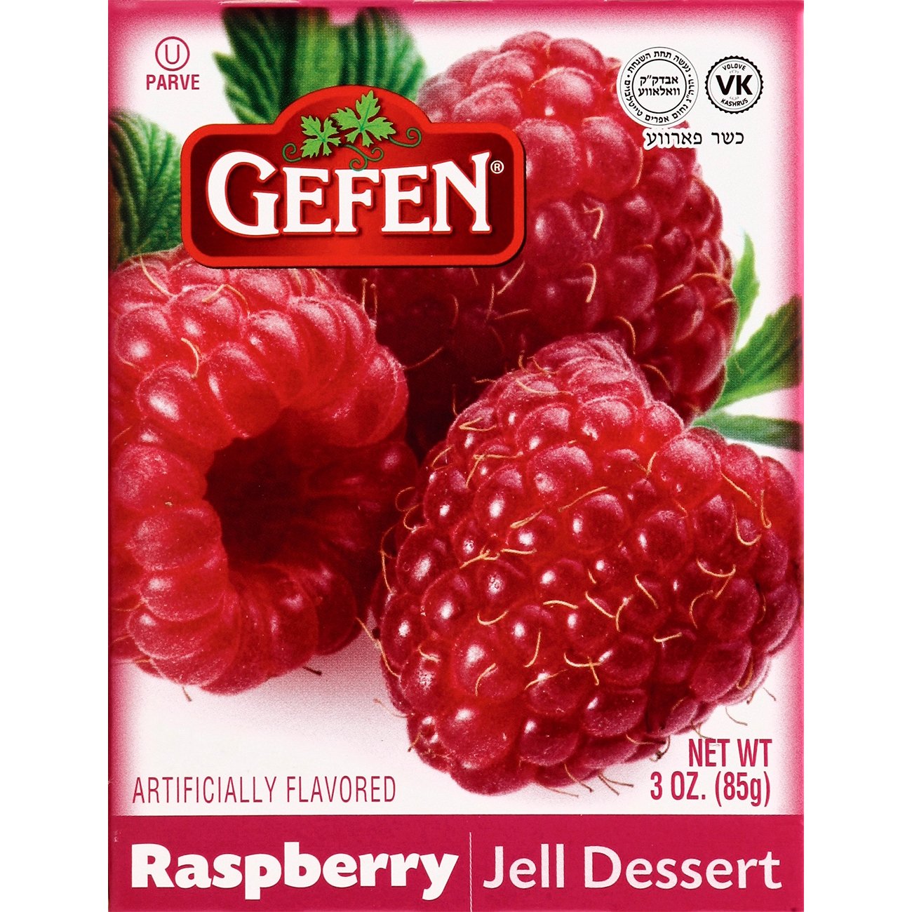 Gefen Kosher Raspberry Jell Dessert - Shop Pudding & gelatin mix at H-E-B