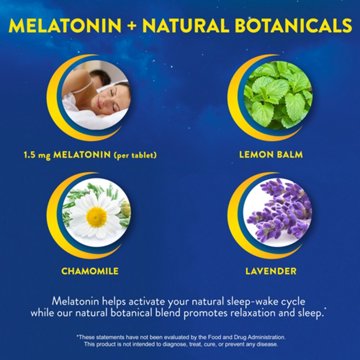 Midnite Back To Sleep 1.5 mg Melatonin Sleep Aid Quick Melt Tablets - Cherry, 30 Tablets, 30 ct