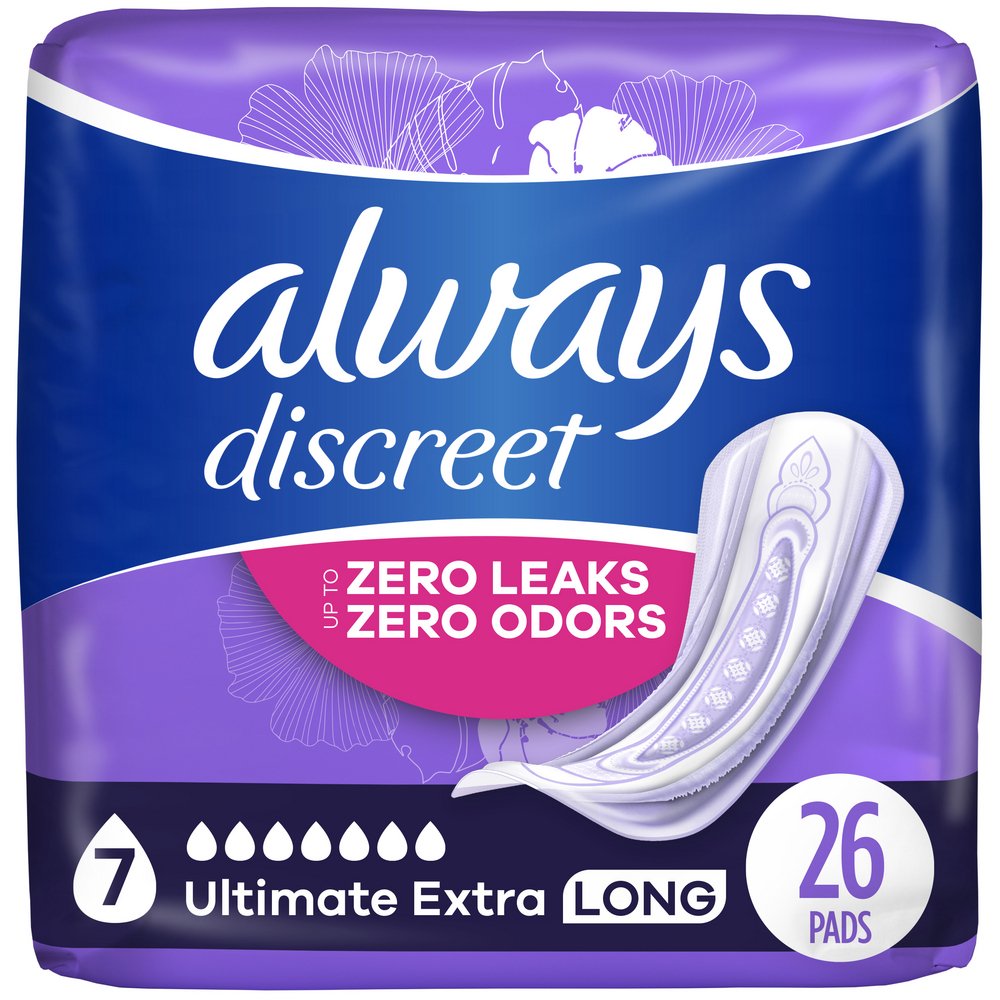 Always Discreet Ultimate Extra Protect Incontinence Pads - Shop ...