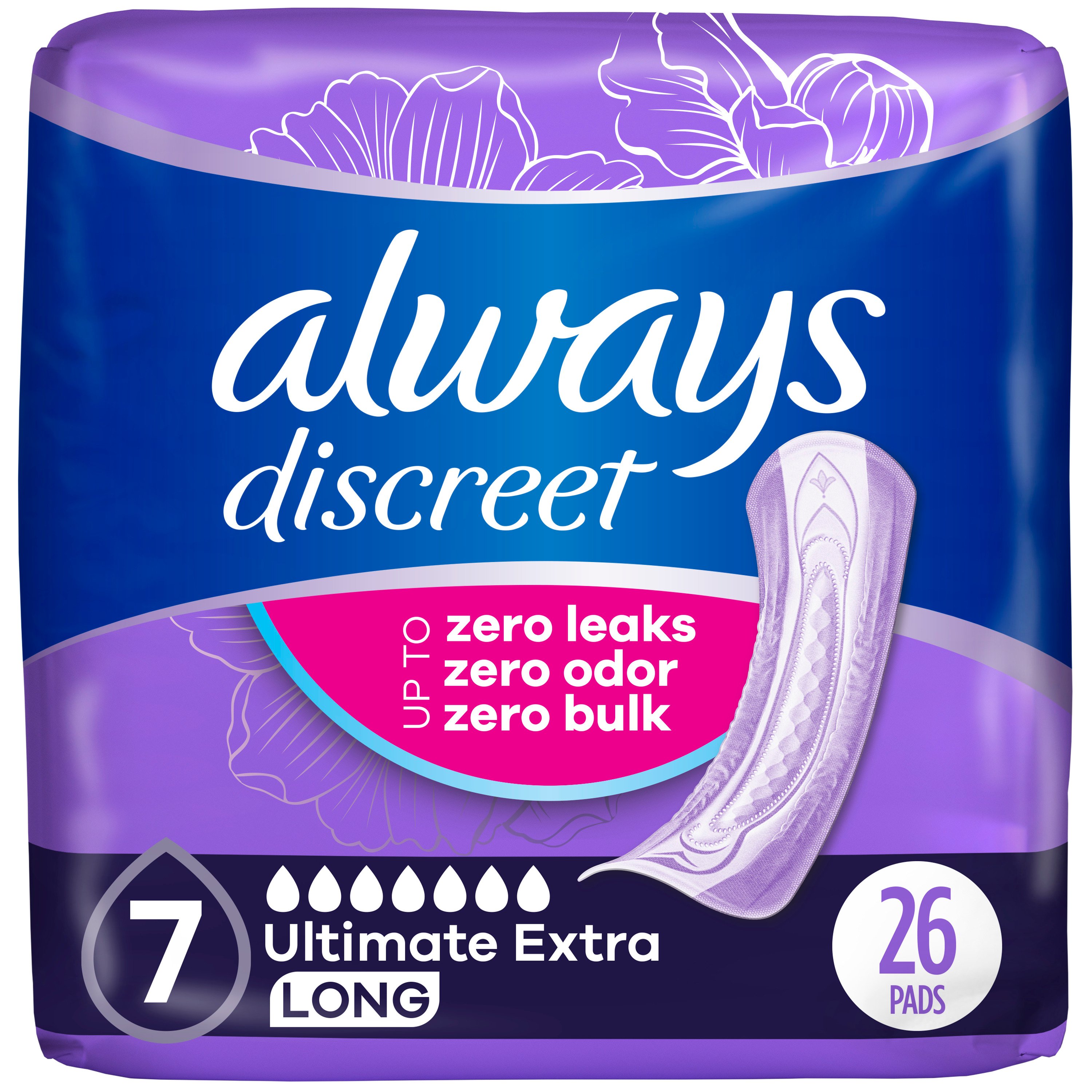 Always Discreet Ultimate Extra Protect Incontinence Pads Shop