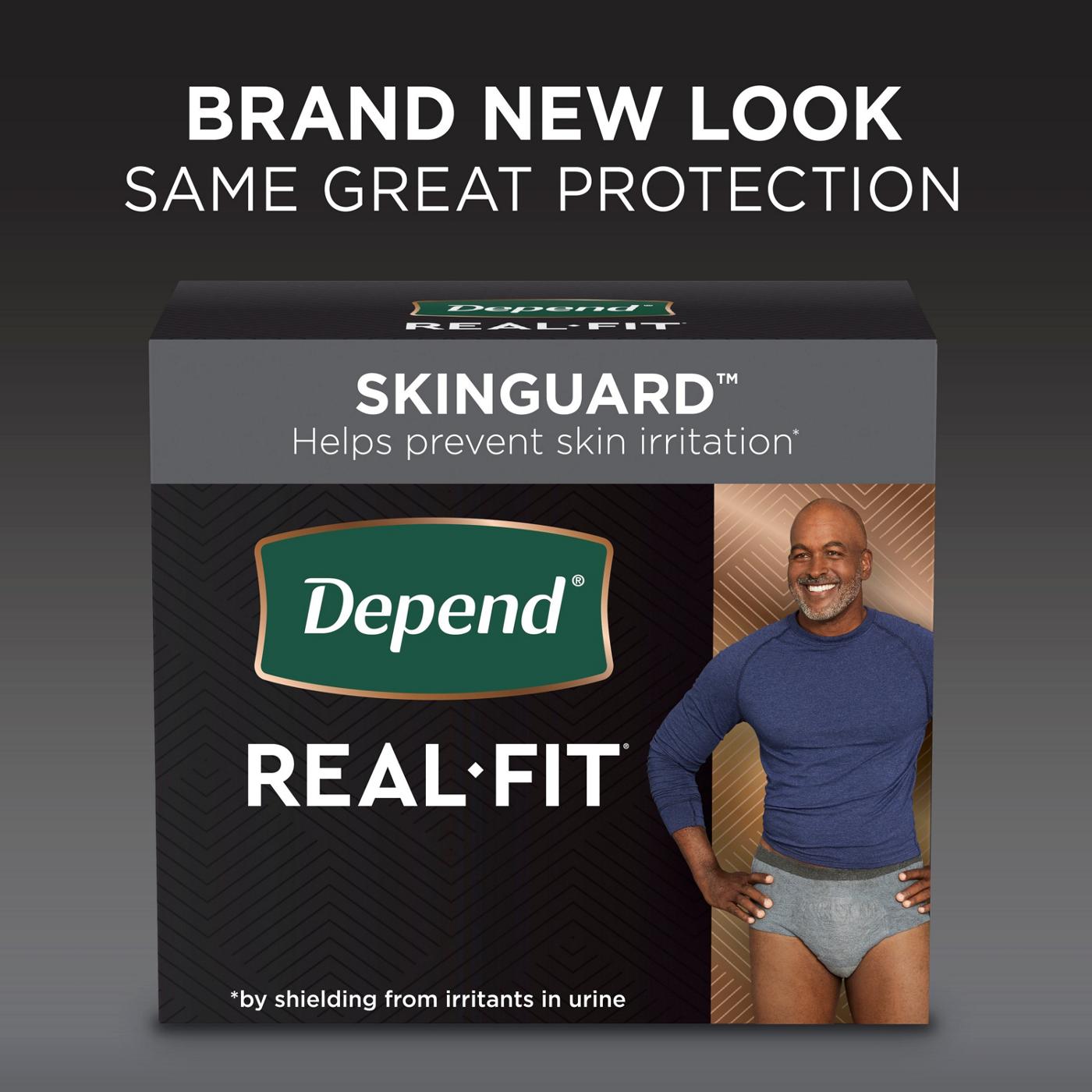 Depend Real Fit Men's Maximum Underwear - L/XL; image 2 of 7