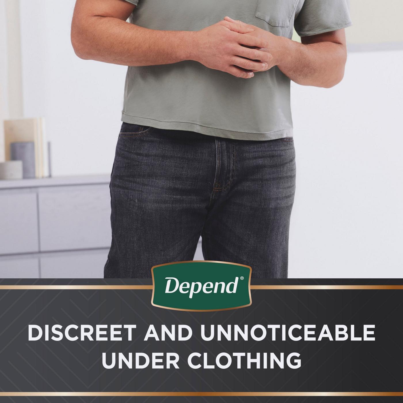 Depend Real Fit Men's Maximum Underwear - L/XL; image 5 of 7