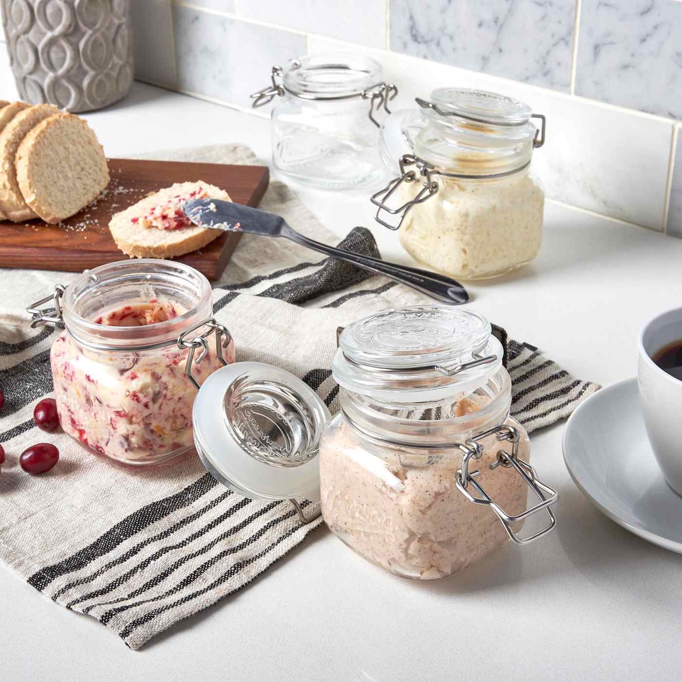 Mason Craft & More Glass Mini Preserving Jars, 7 oz Shop Food storage