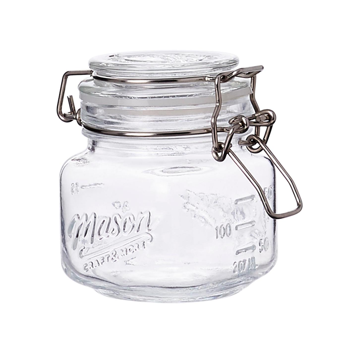 Mason Craft & More Glass Mini Preserving Jars, 7 oz Shop Food storage