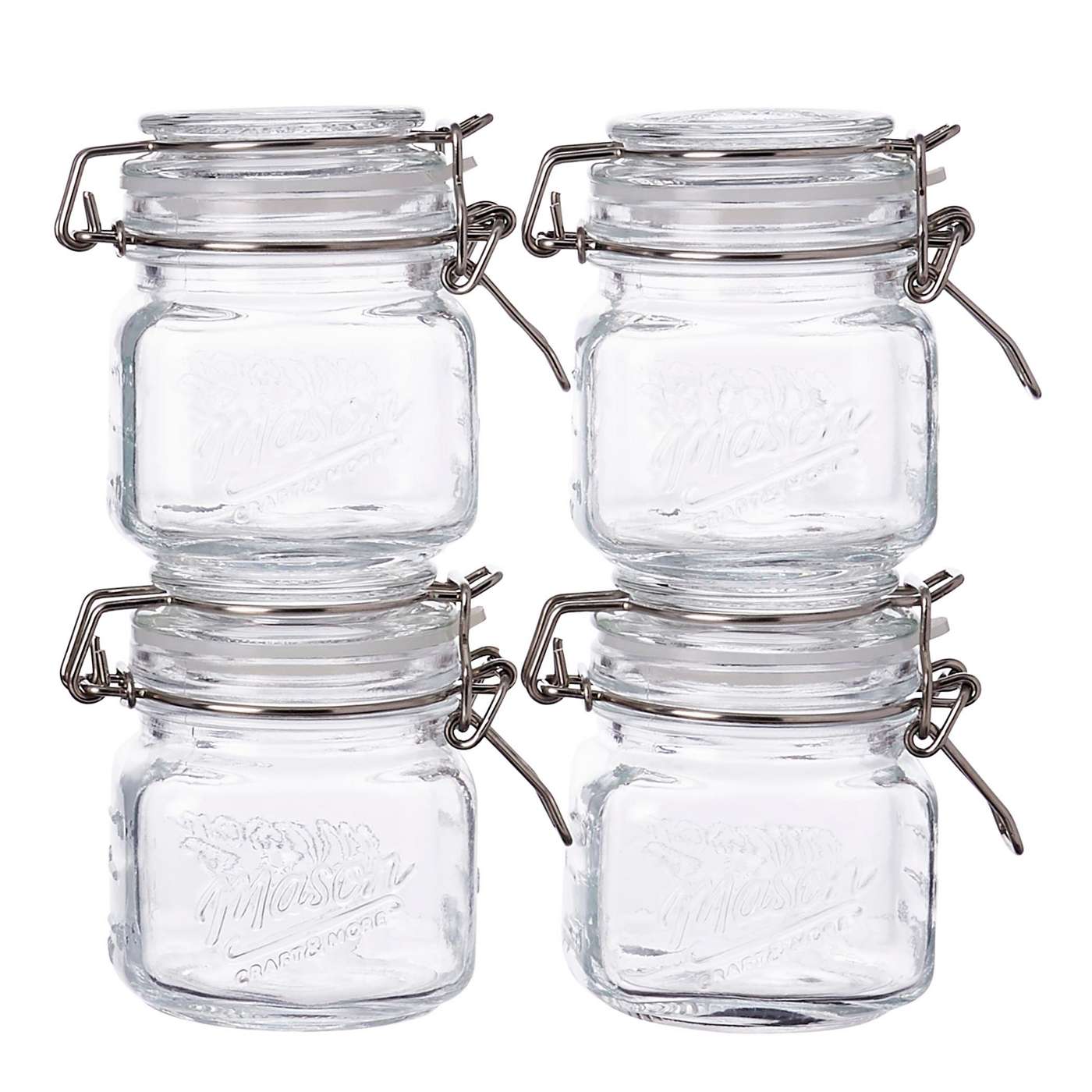 Mason Craft & More Glass Mini Preserving Jars, 7 oz Shop Food storage