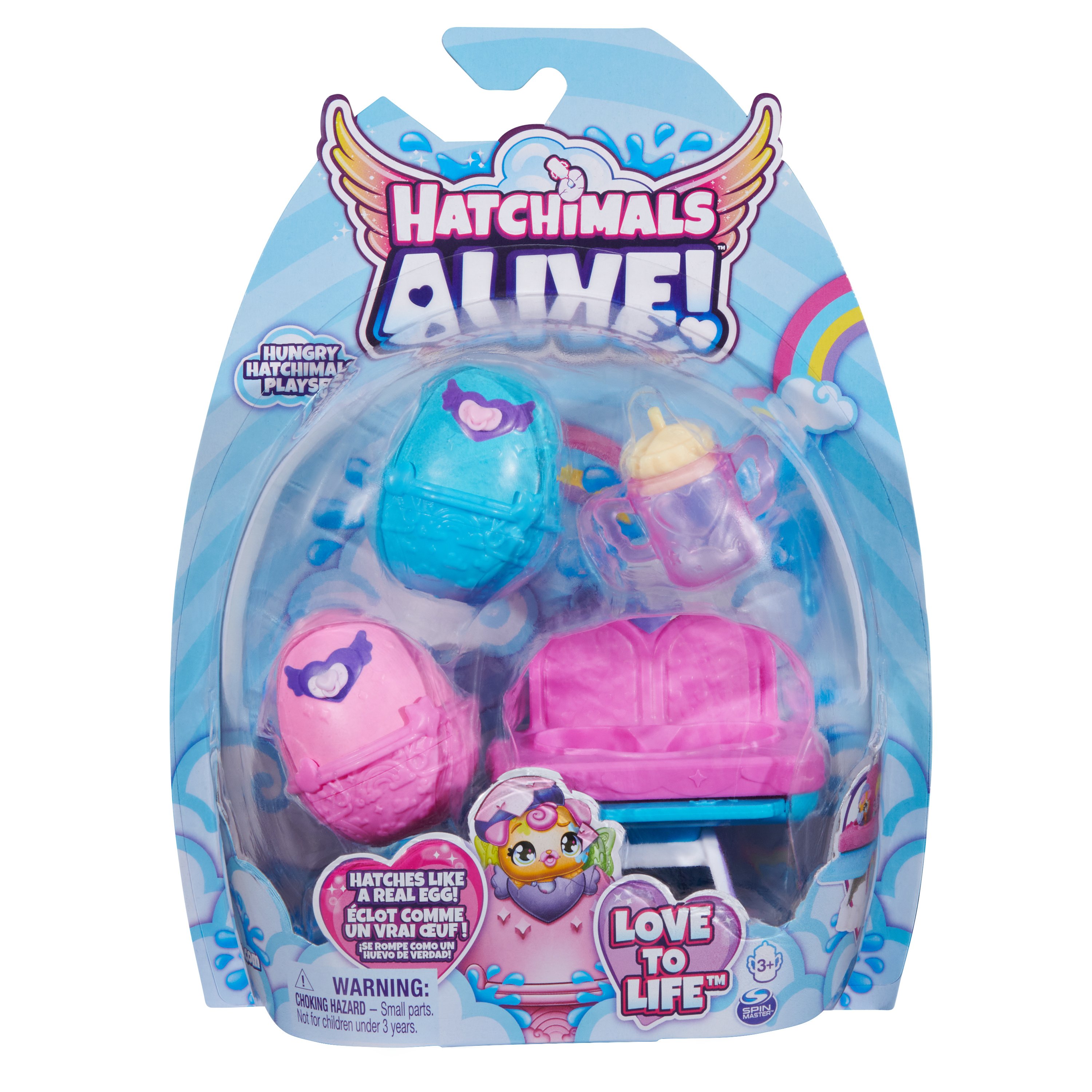 Buy Hatchimals Alive, Egg Carton Toy with 5 Mini Figures in Self-Hatching  Eggs