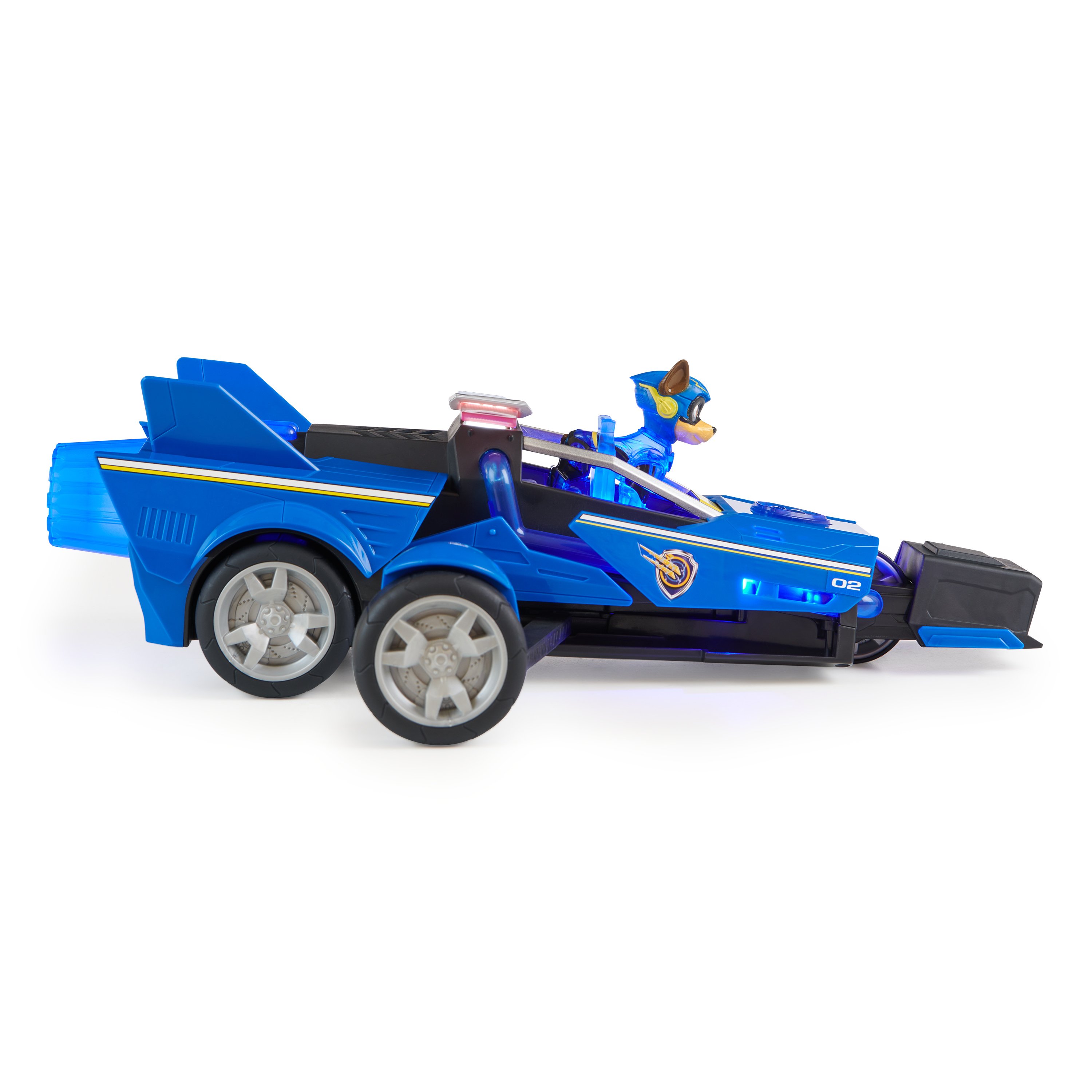 Spin Master Paw Patrol The Mighty Movie Chase's Transforming
