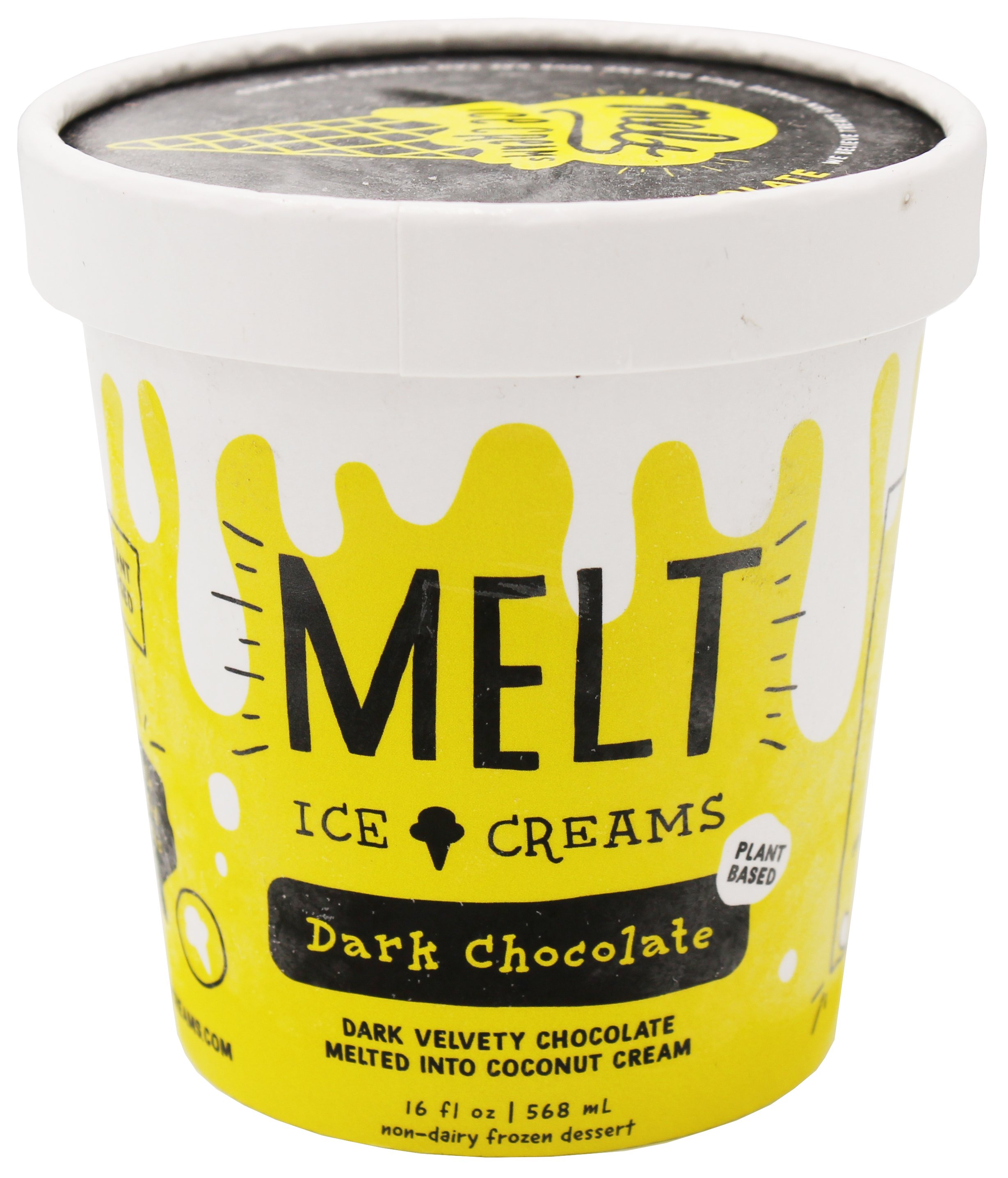 melted butter ブラックスワン Melt Plant-Based Peanut Butter Explosion Ice Cream , 1 pt