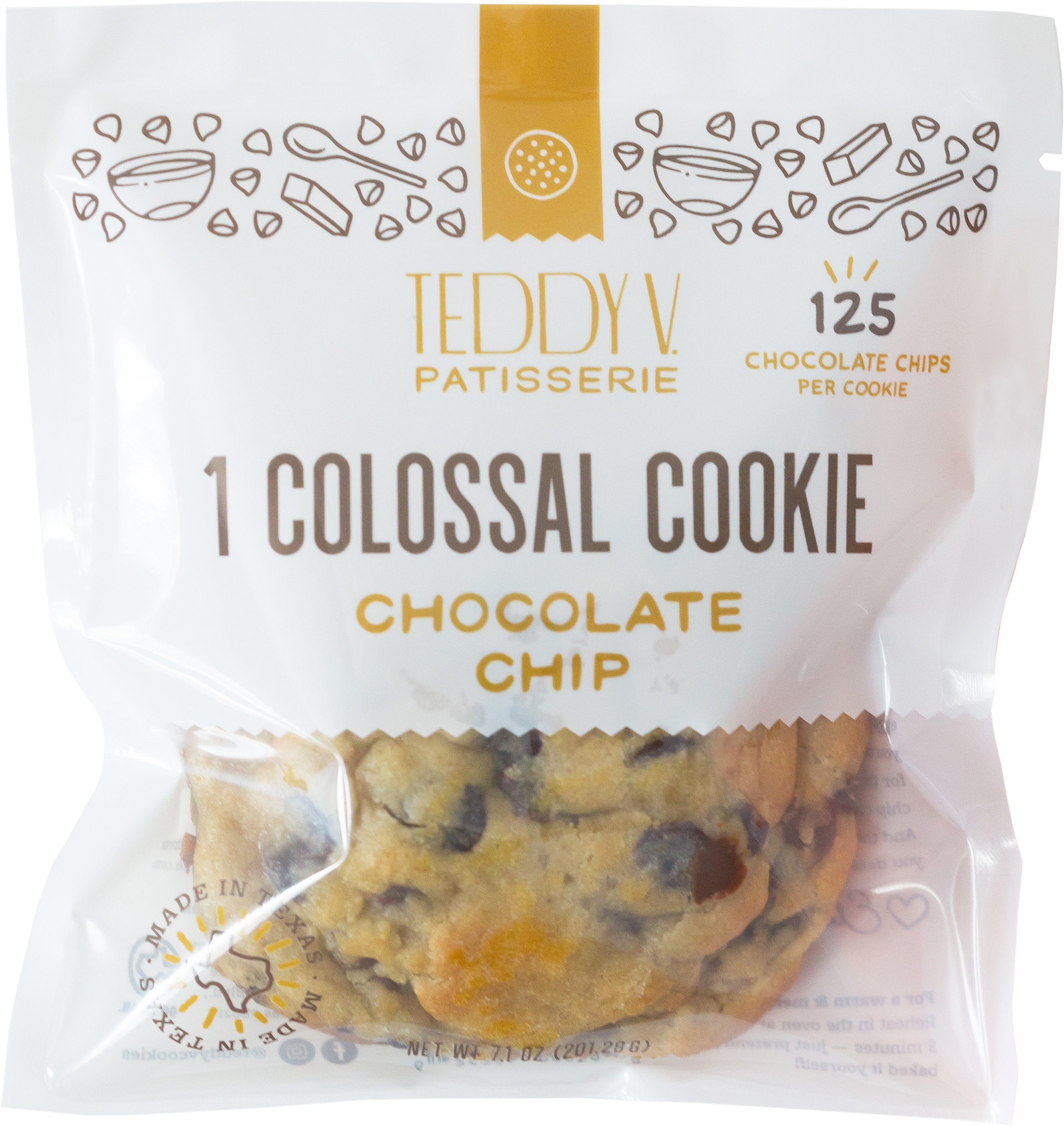 Teddy V. Patisserie Chocolate Chip Colossal Cookie, 7.1 oz