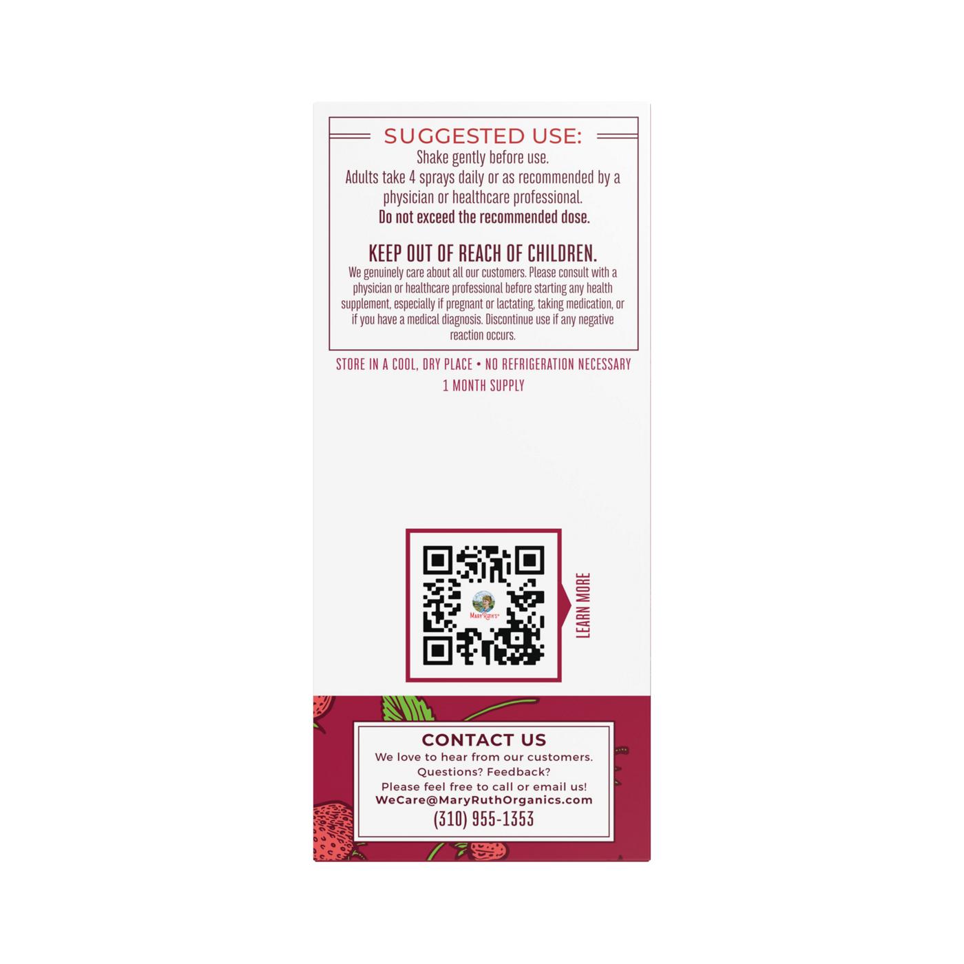 Mary Ruth's Organic Methyl B12 Liquid Spray - Strawberry - Shop ...