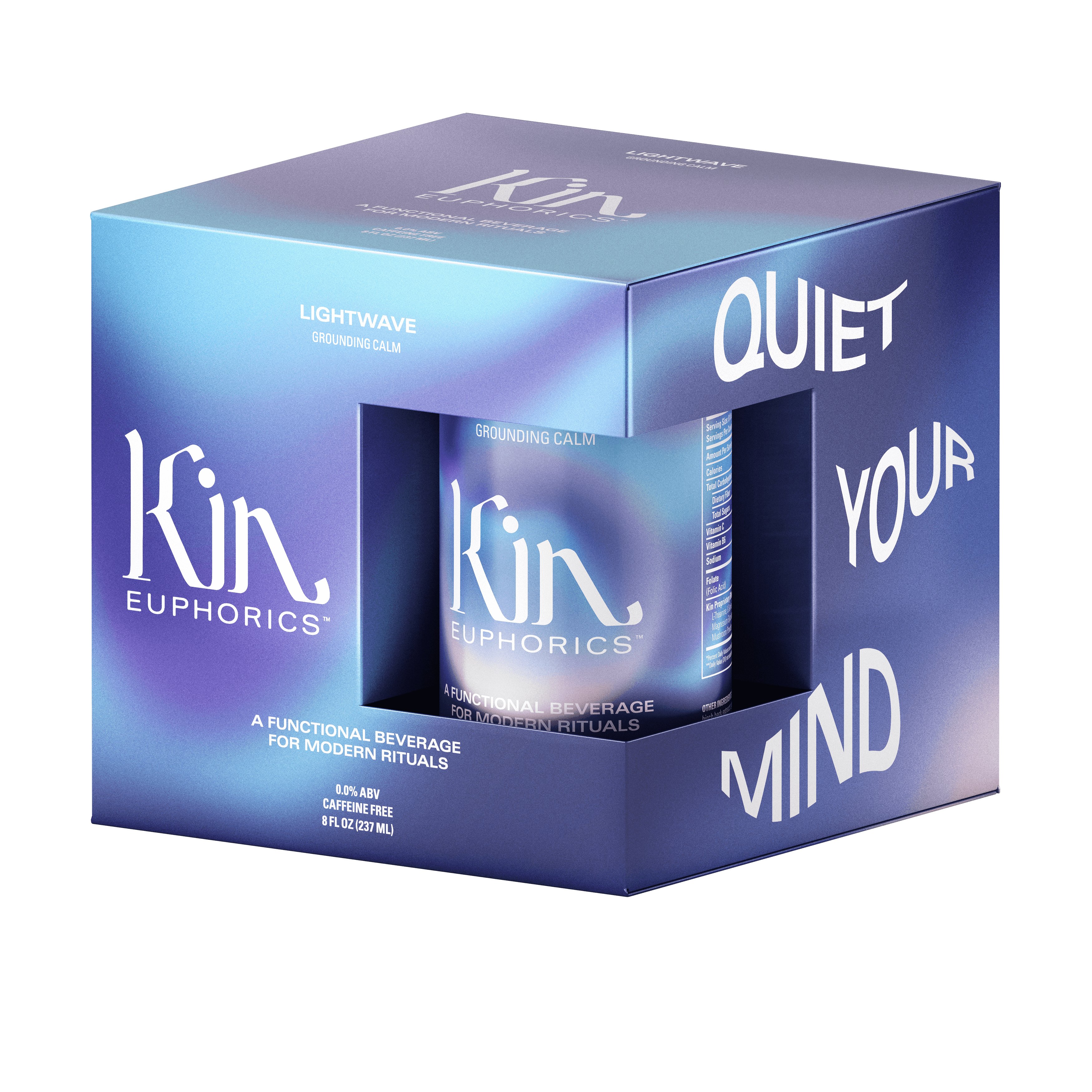 Kin Euphorics Lightwave Grounding Calm Beverage, 4 ct | Central