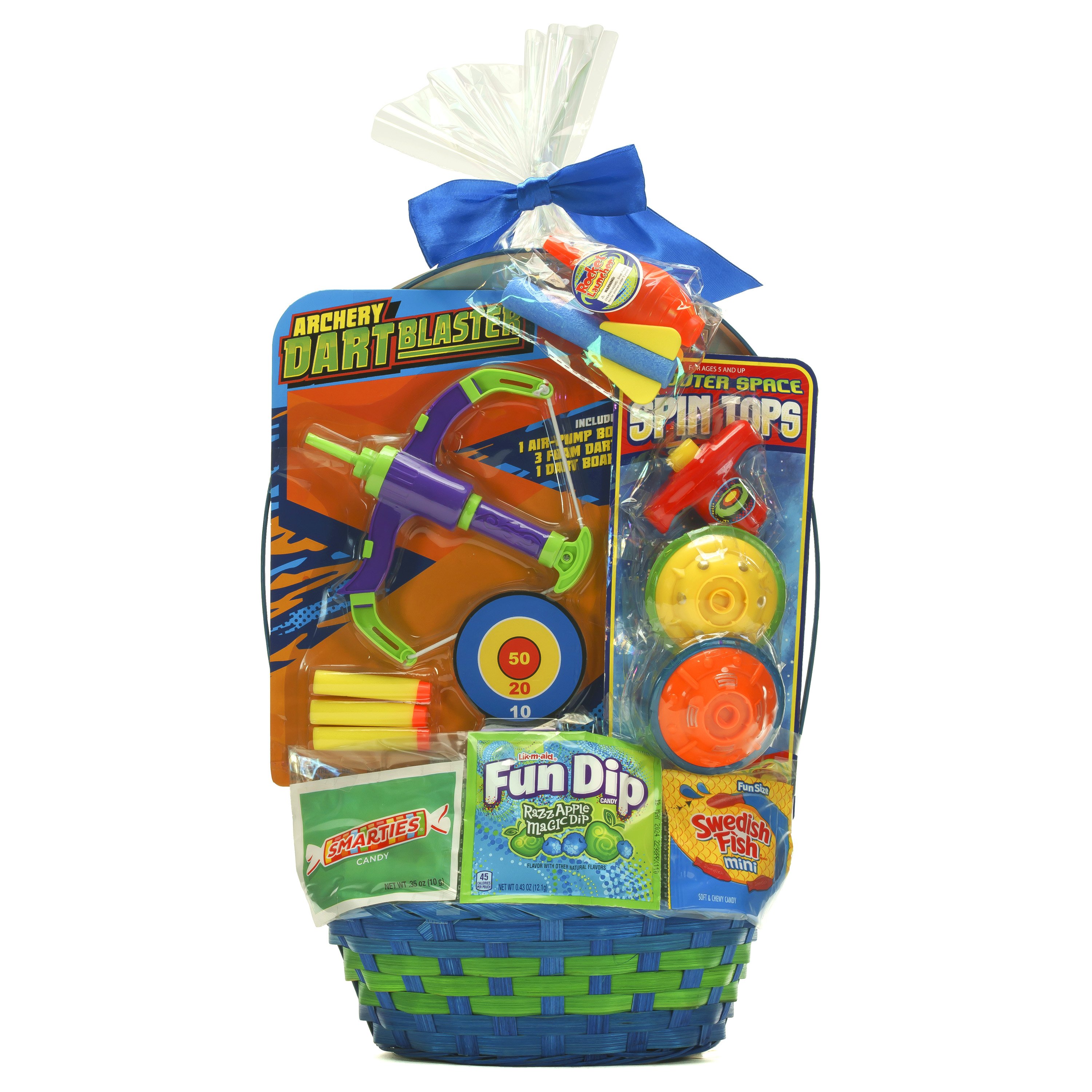 Wondertreats Archery Dart Blaster Large Easter Gift Basket Shop Gift