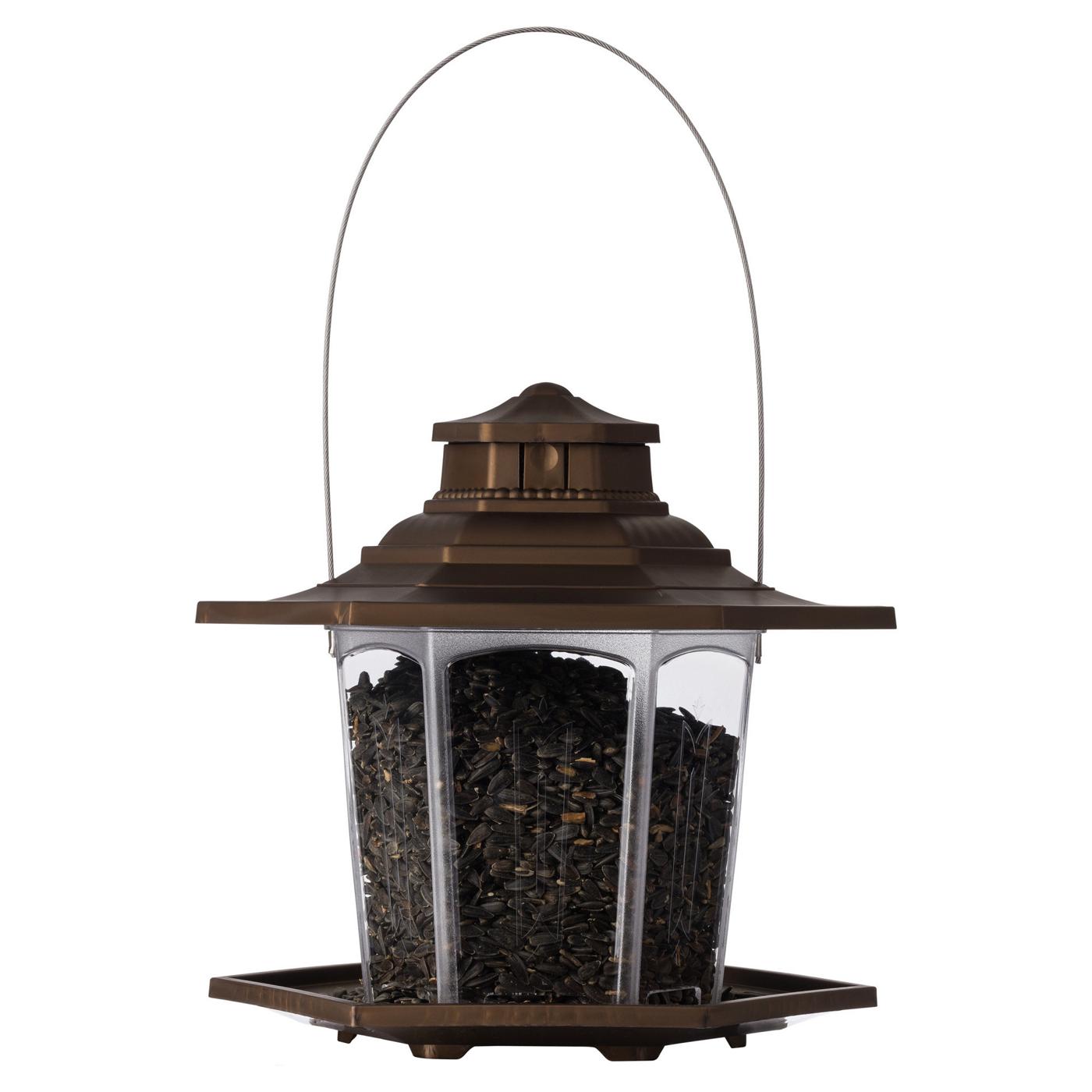 More Birds Small Lantern Bird Feeder; image 4 of 5