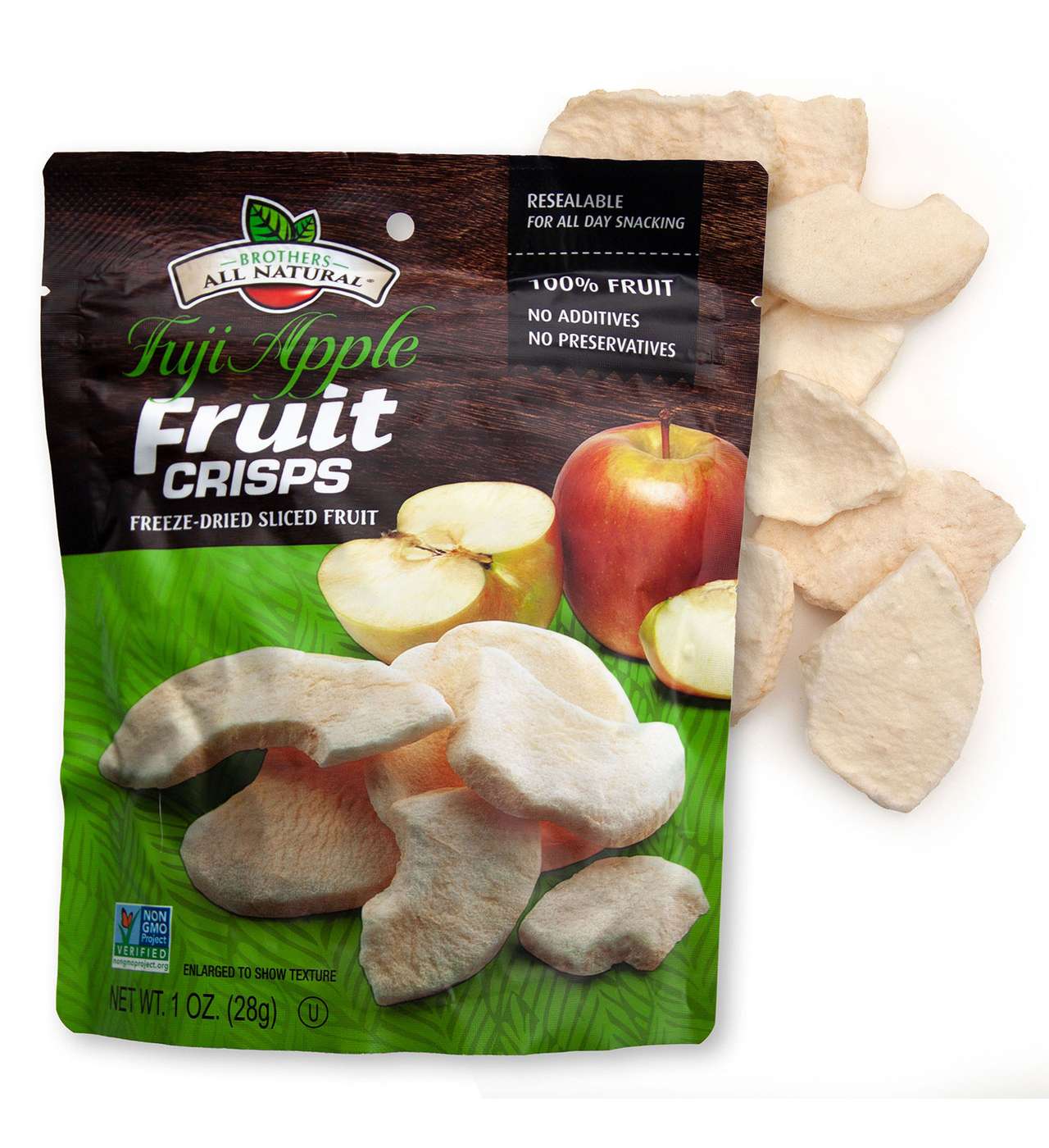 Brothers All Natural Fuji Apple Fruit Crisps Shop Tropical