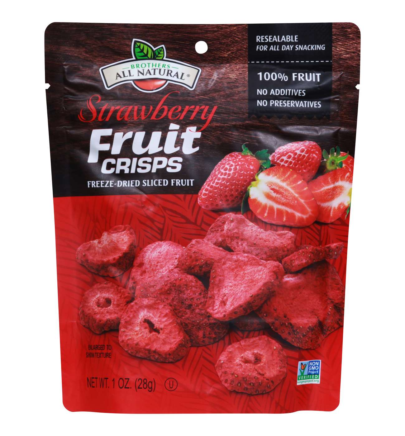 Brothers All Natural Strawberry Fruit Crisps; image 1 of 3
