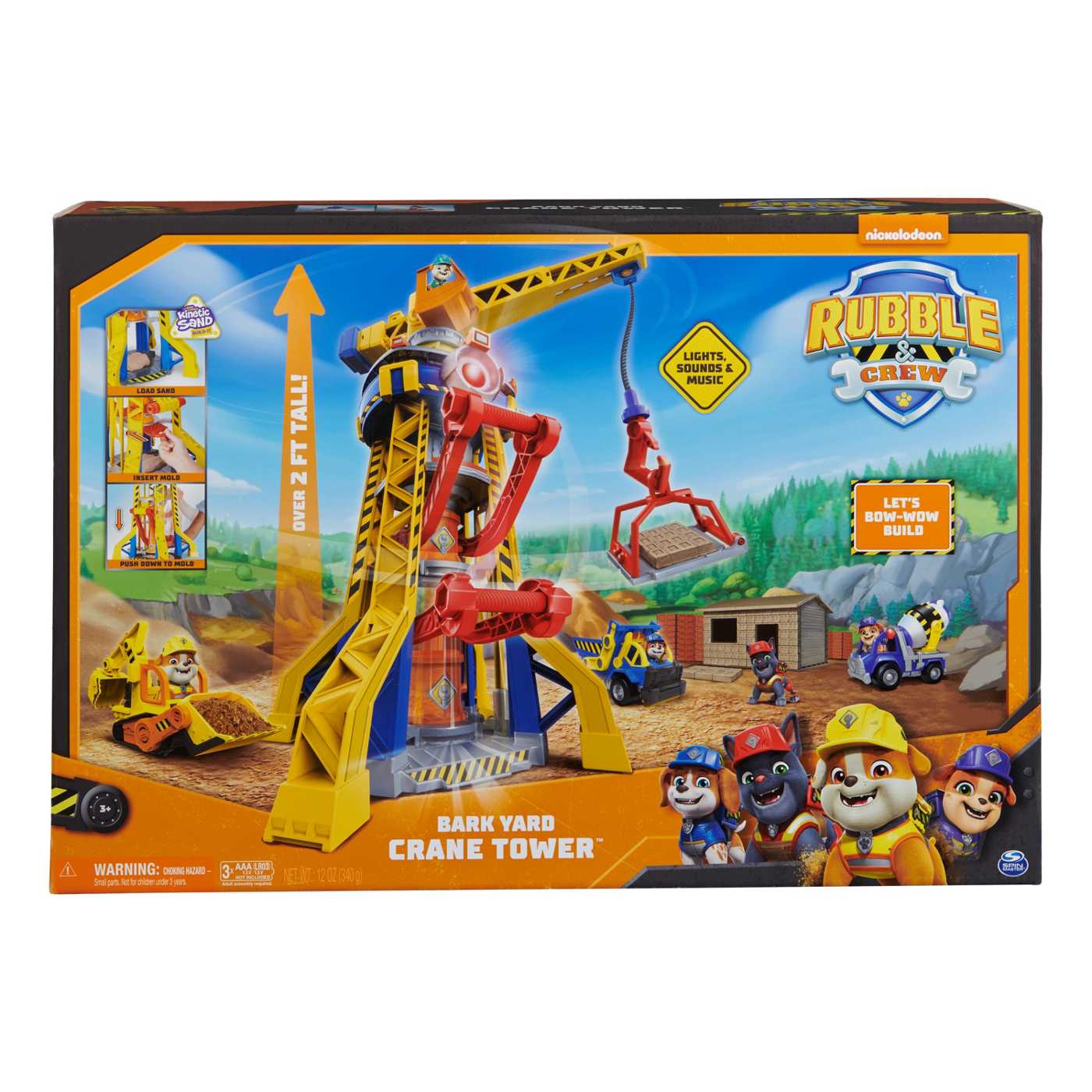 Spin Master Paw Patrol Rubble & Crew Bark Yard Crane Tower; image 1 of 4