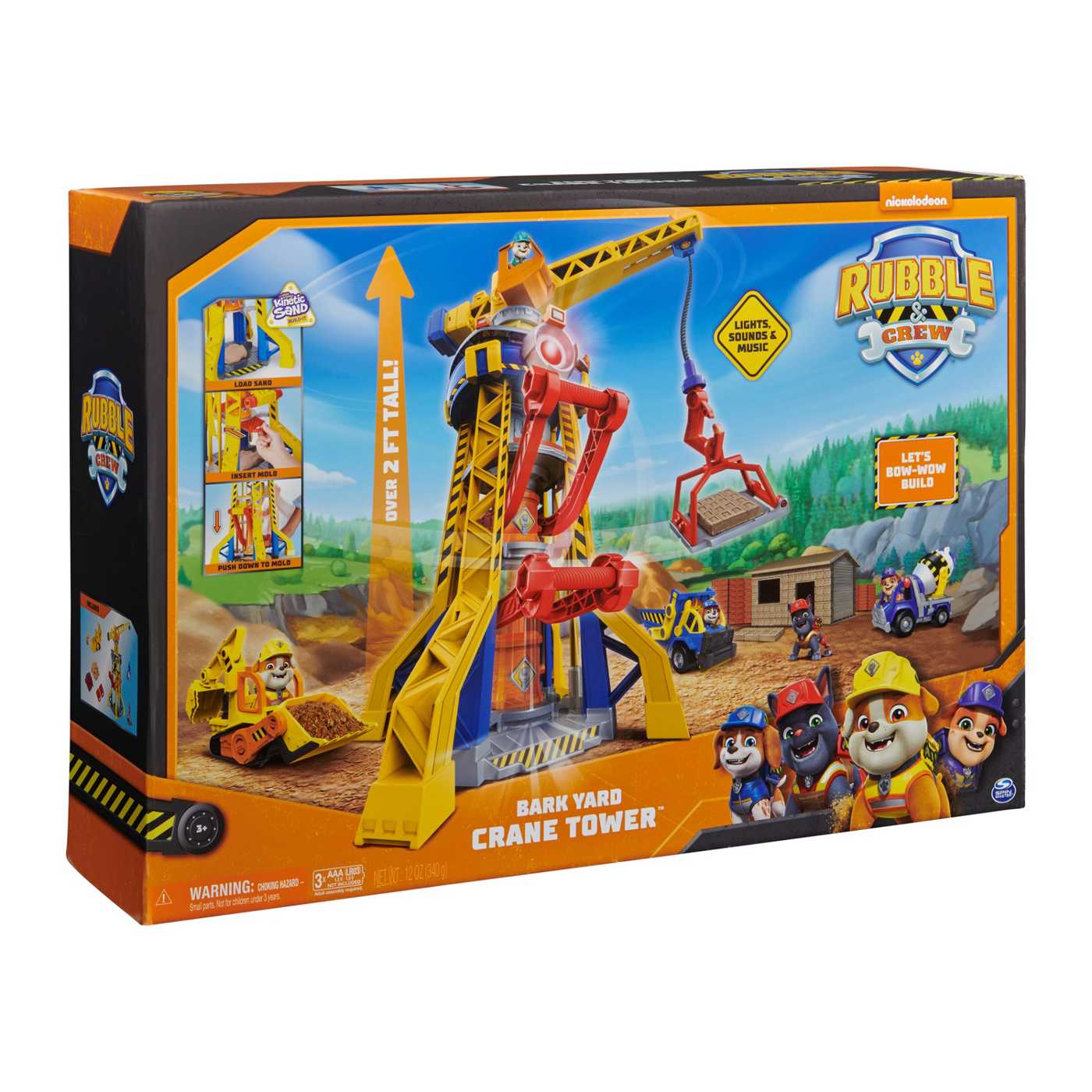 SPIN MASTER Paw Patrol patrulhando torre com uma pista de corrida