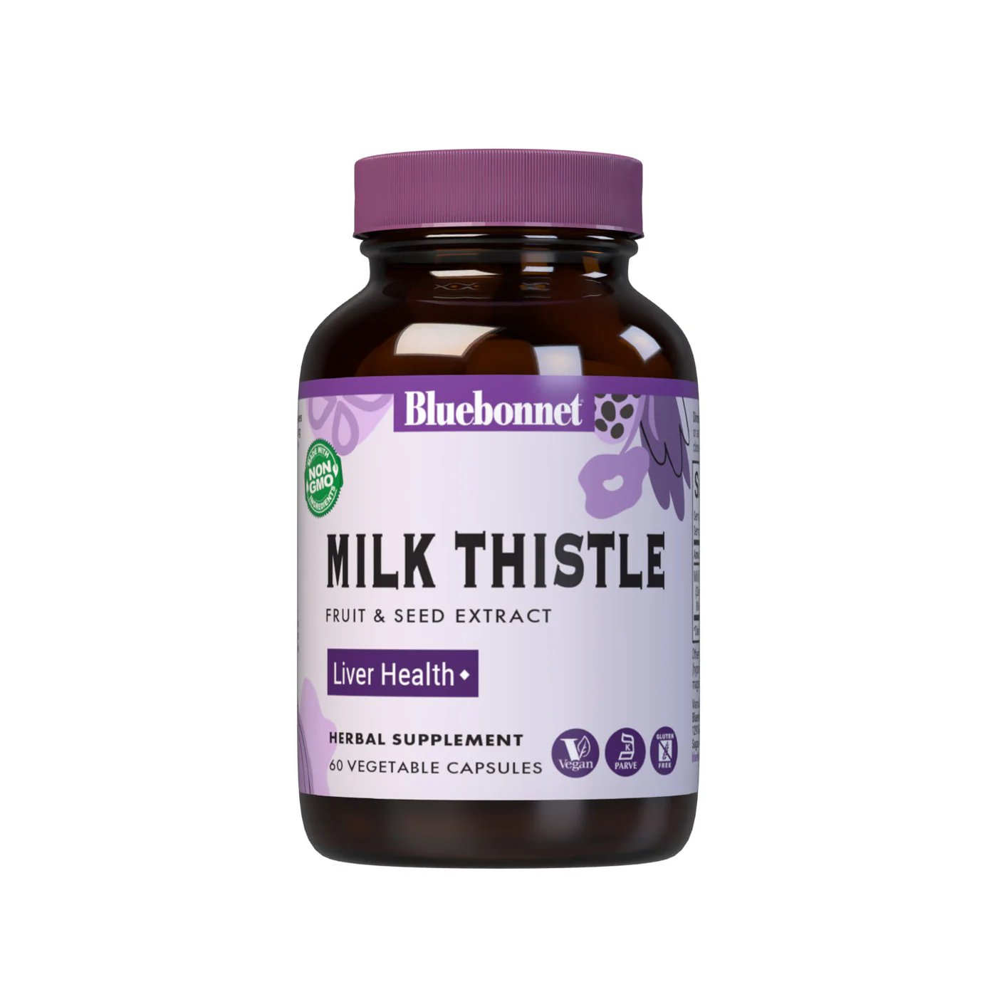 Bluebonnet Standardized Milk Thistle Fruit & Seed Extract  60 Ct