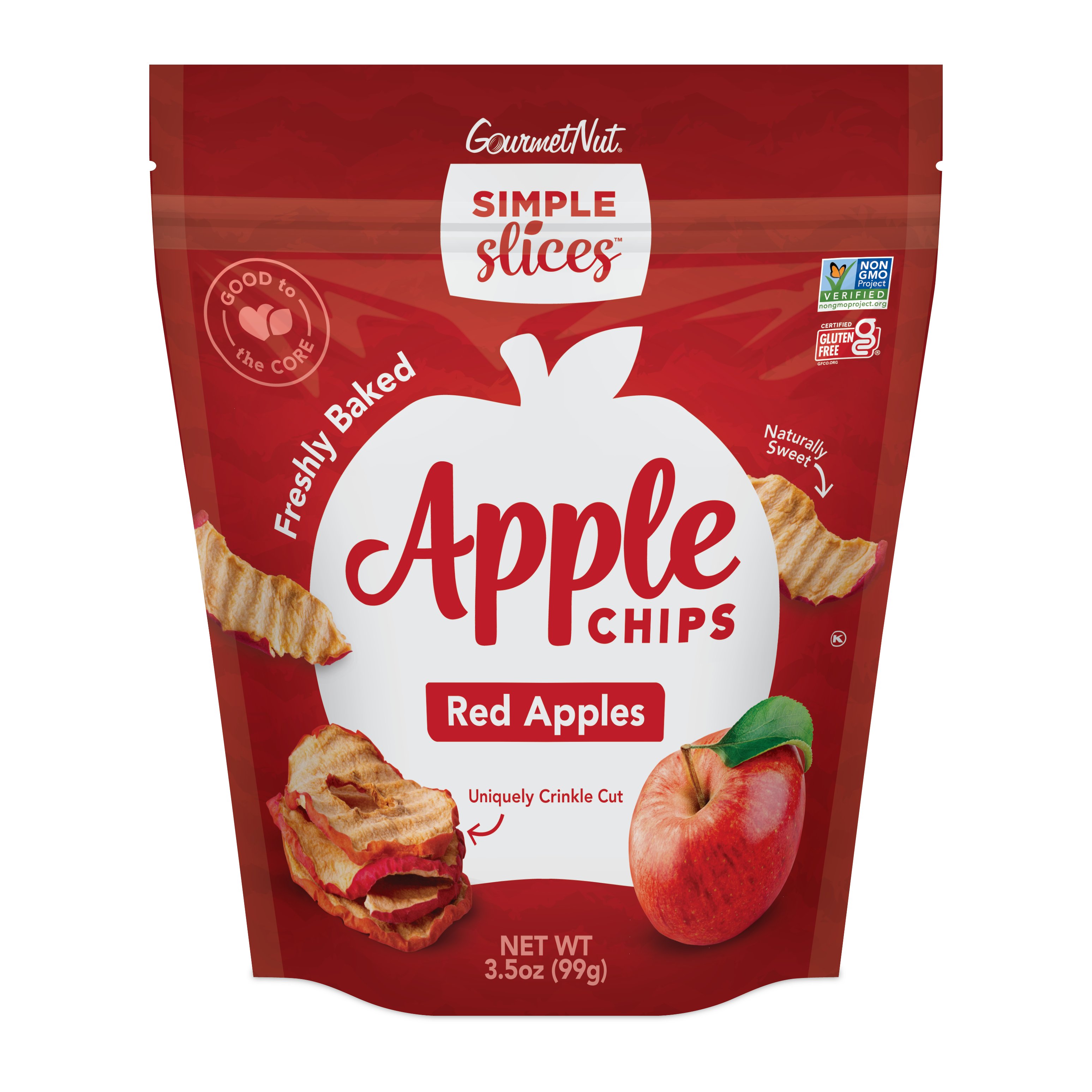 Gourmet Nut Simple Slices Apple Chips Red Apples Shop Apples at HEB
