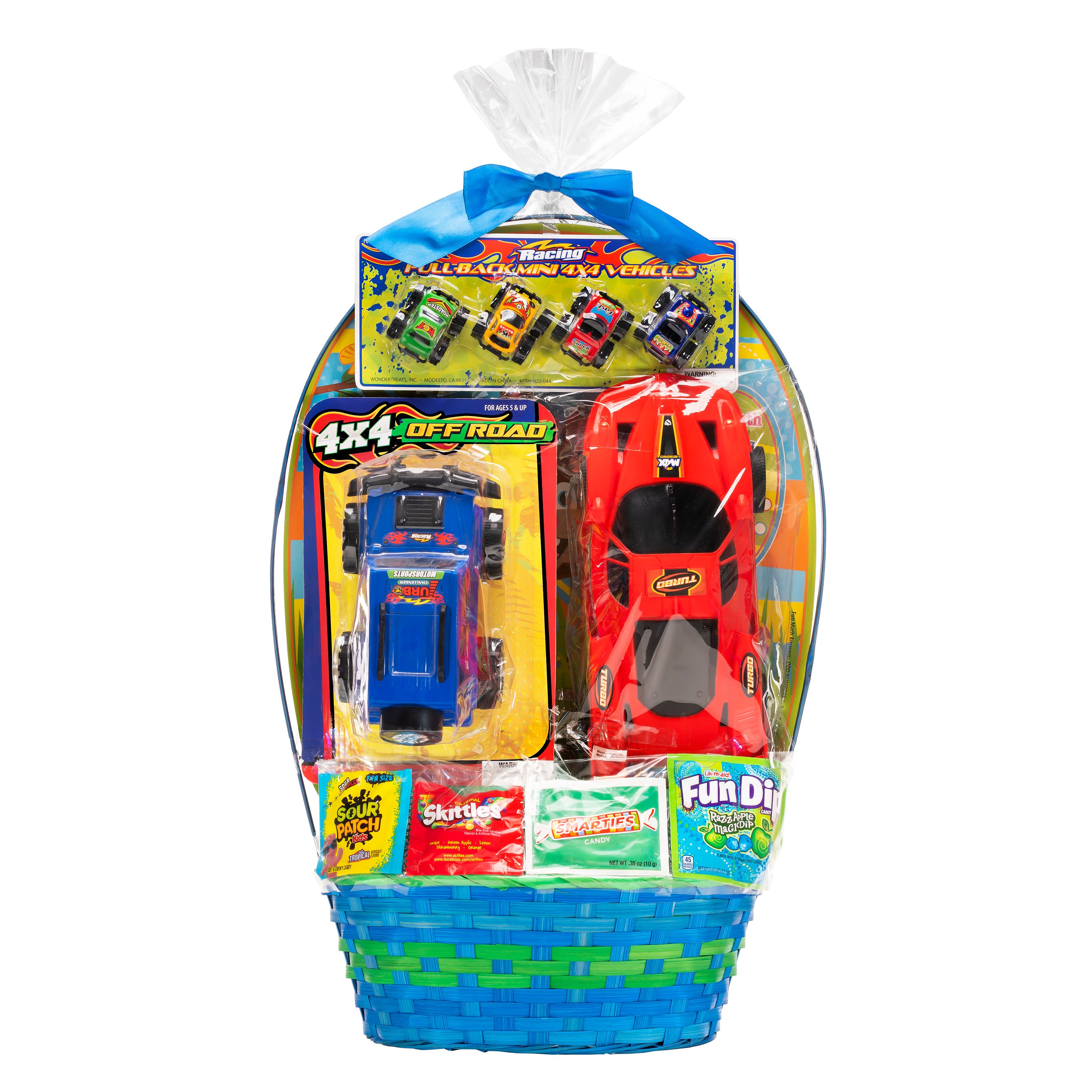 Wondertreats Race Cars Easter Gift Basket Shop Gift baskets at HEB