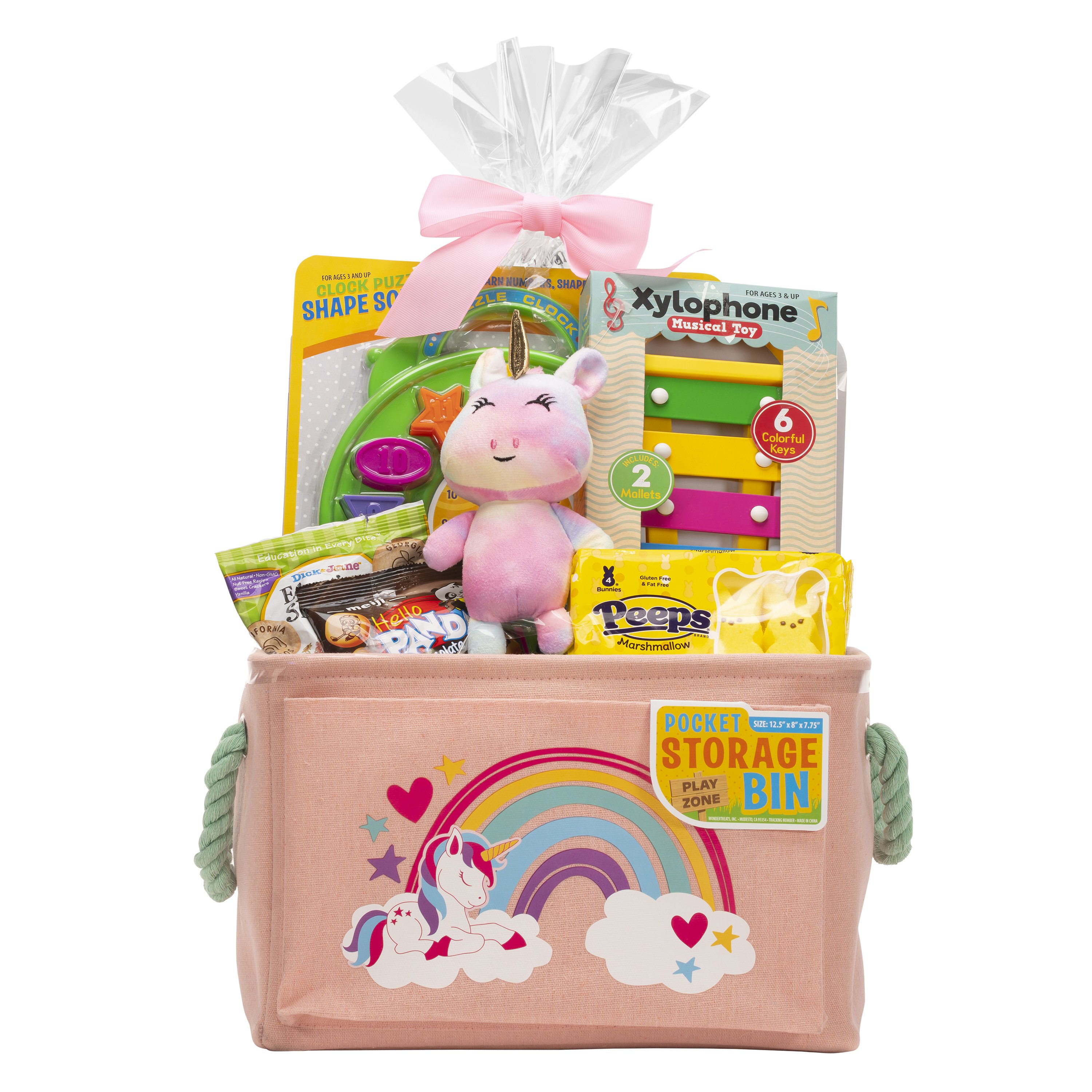 Wondertreats Unicorn Storage Bin Easter Gift Basket Shop Gift baskets