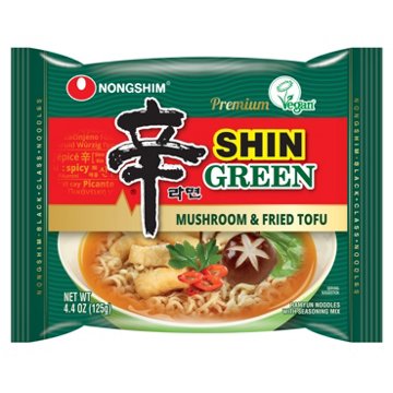 Nongshim Shin Ramyun Green Mushroom & Fried Tofu