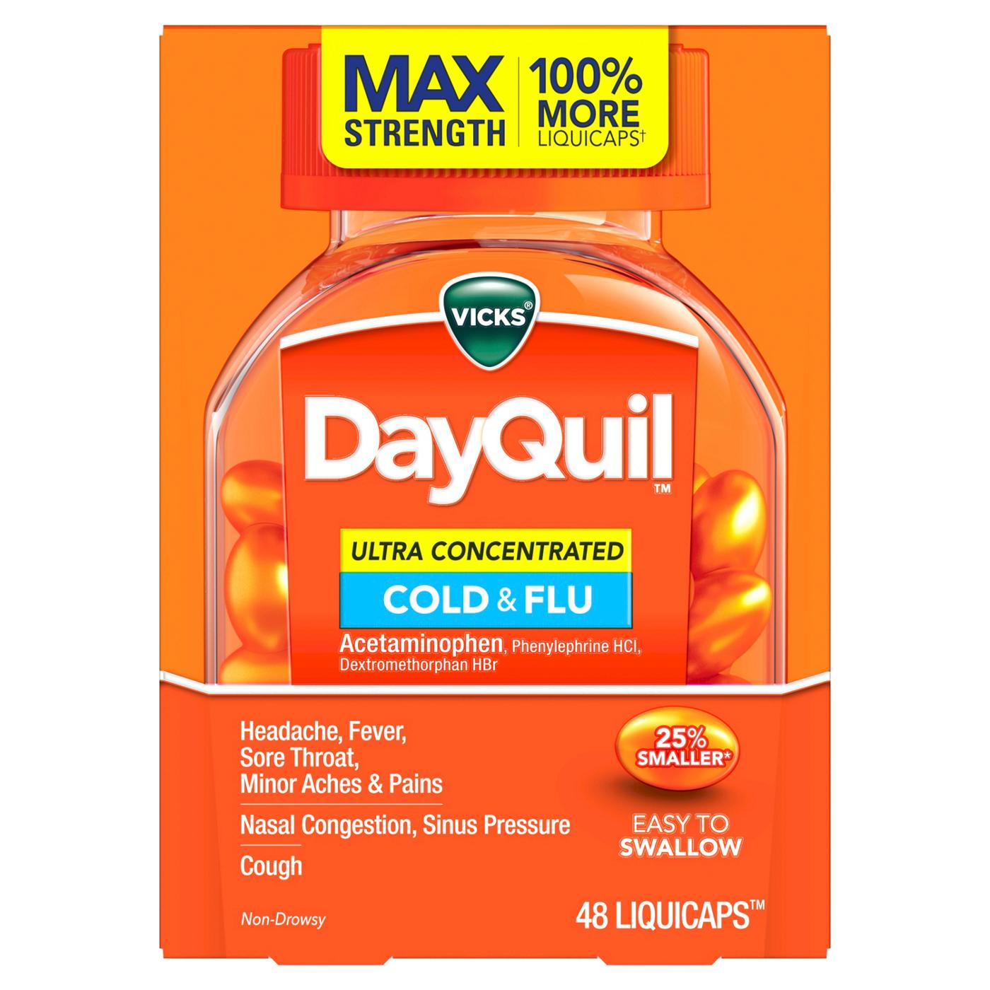 Vicks DayQuil Cold & Flu LiquiCaps; image 10 of 10