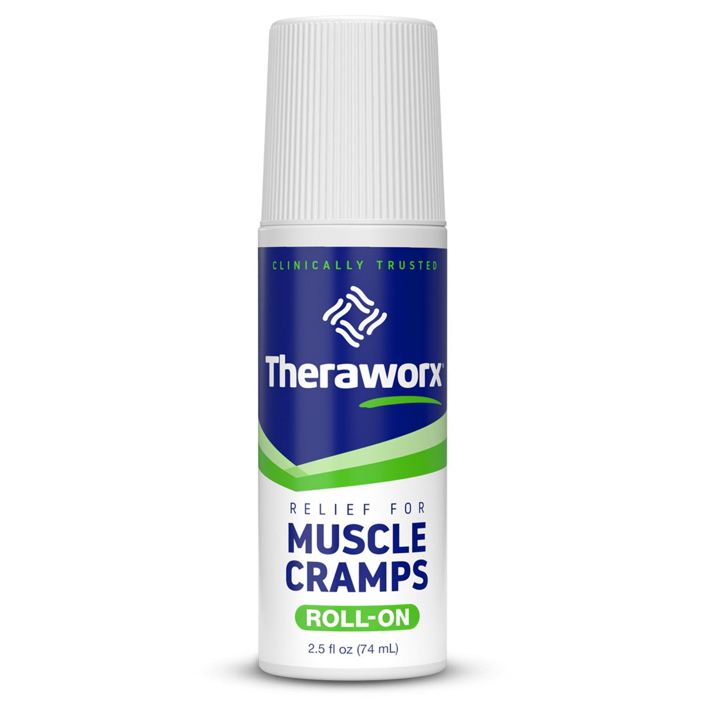 Theraworx Relief for Muscle Cramps Roll On; image 1 of 5