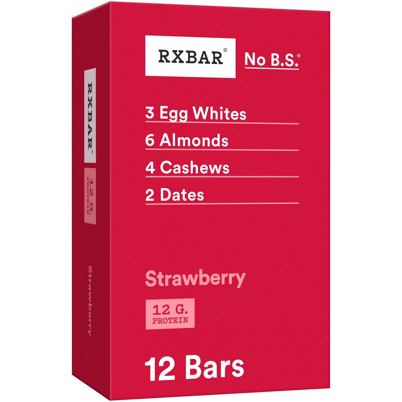 RXBAR Strawberry Protein Bars, 22 oz - Shop Granola & snack bars at H-E-B